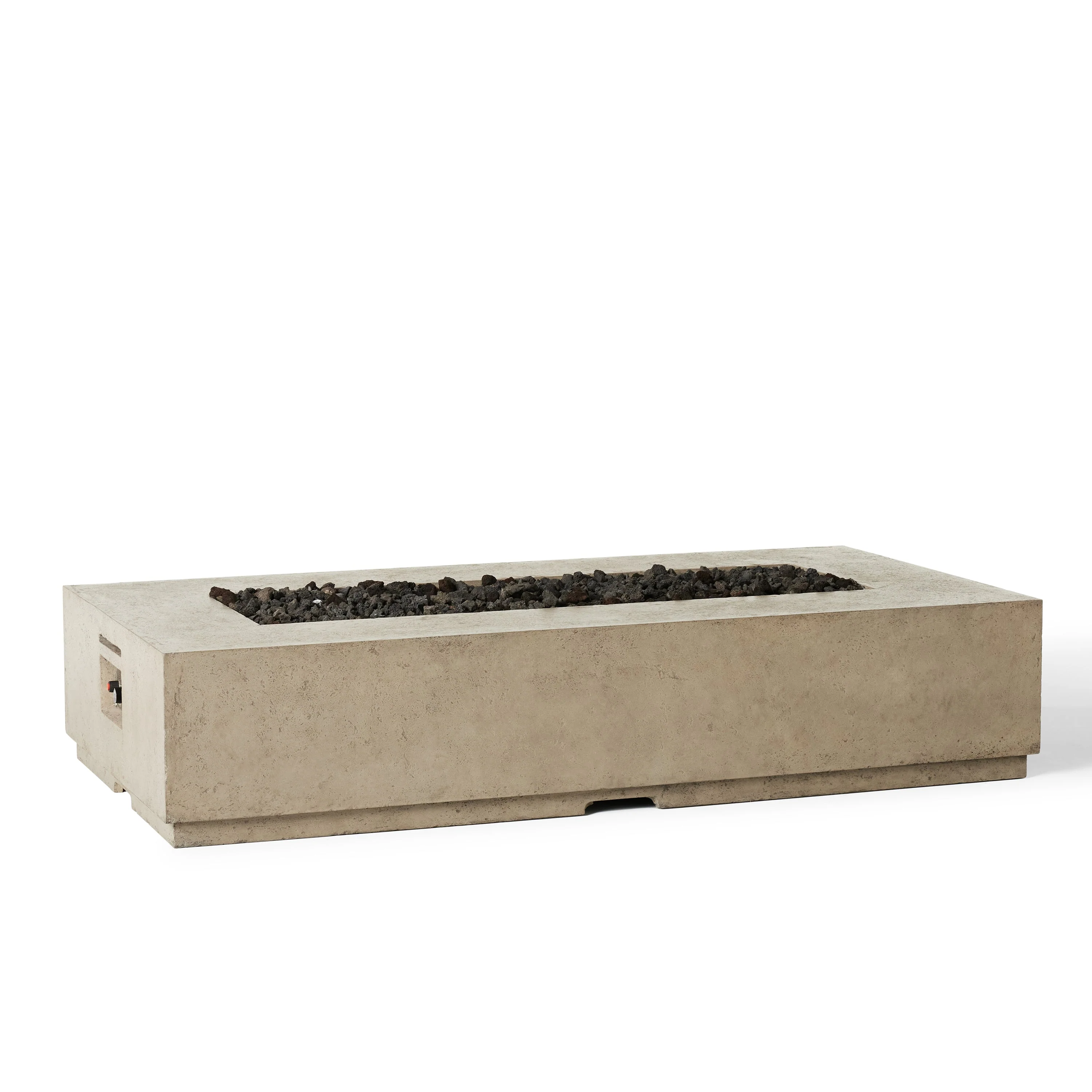 Legend 72" Rectangular Fire Table in Light Basalt (Natural Gas) - Image 7