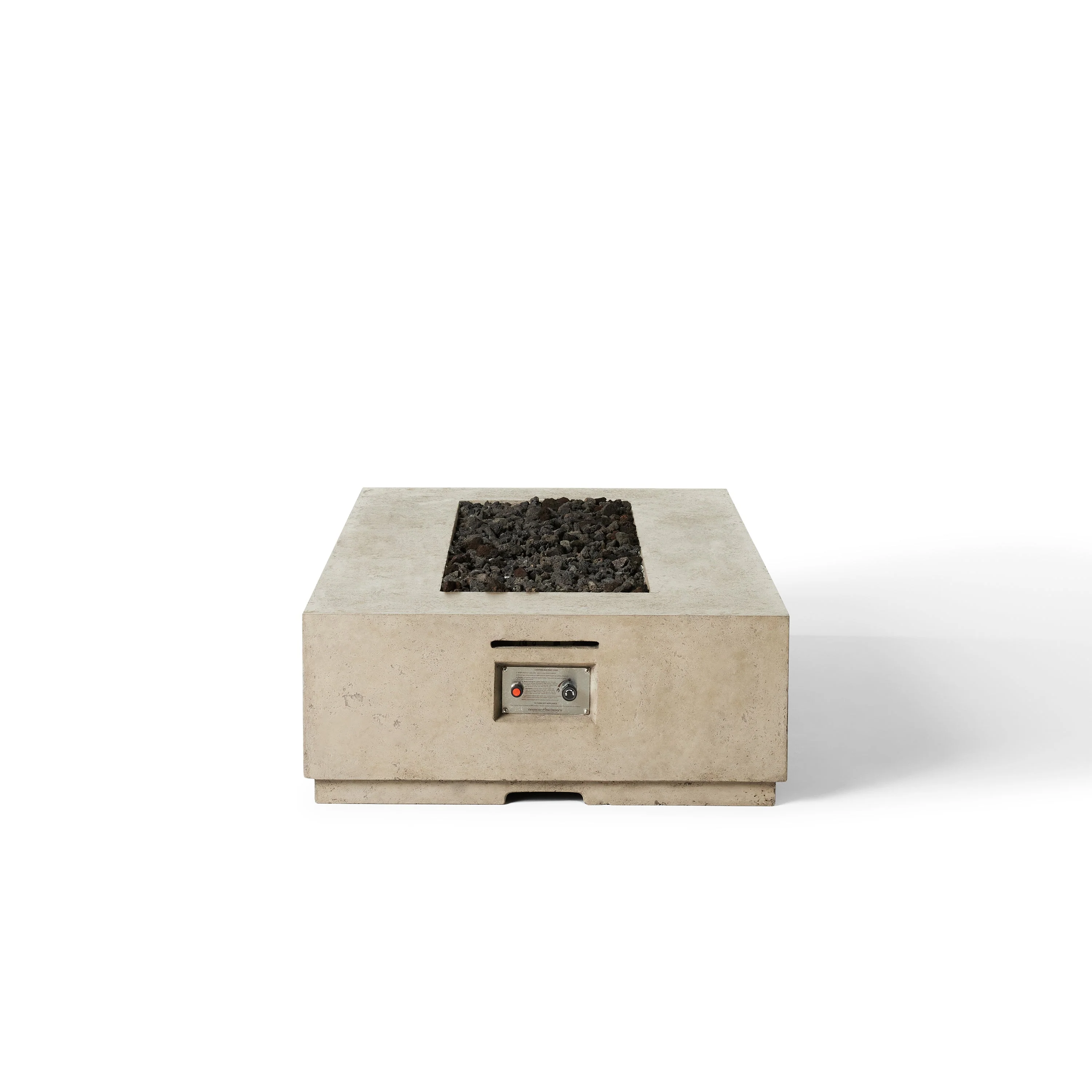 Legend 72" Rectangular Fire Table in Light Basalt (Natural Gas) - Image 8