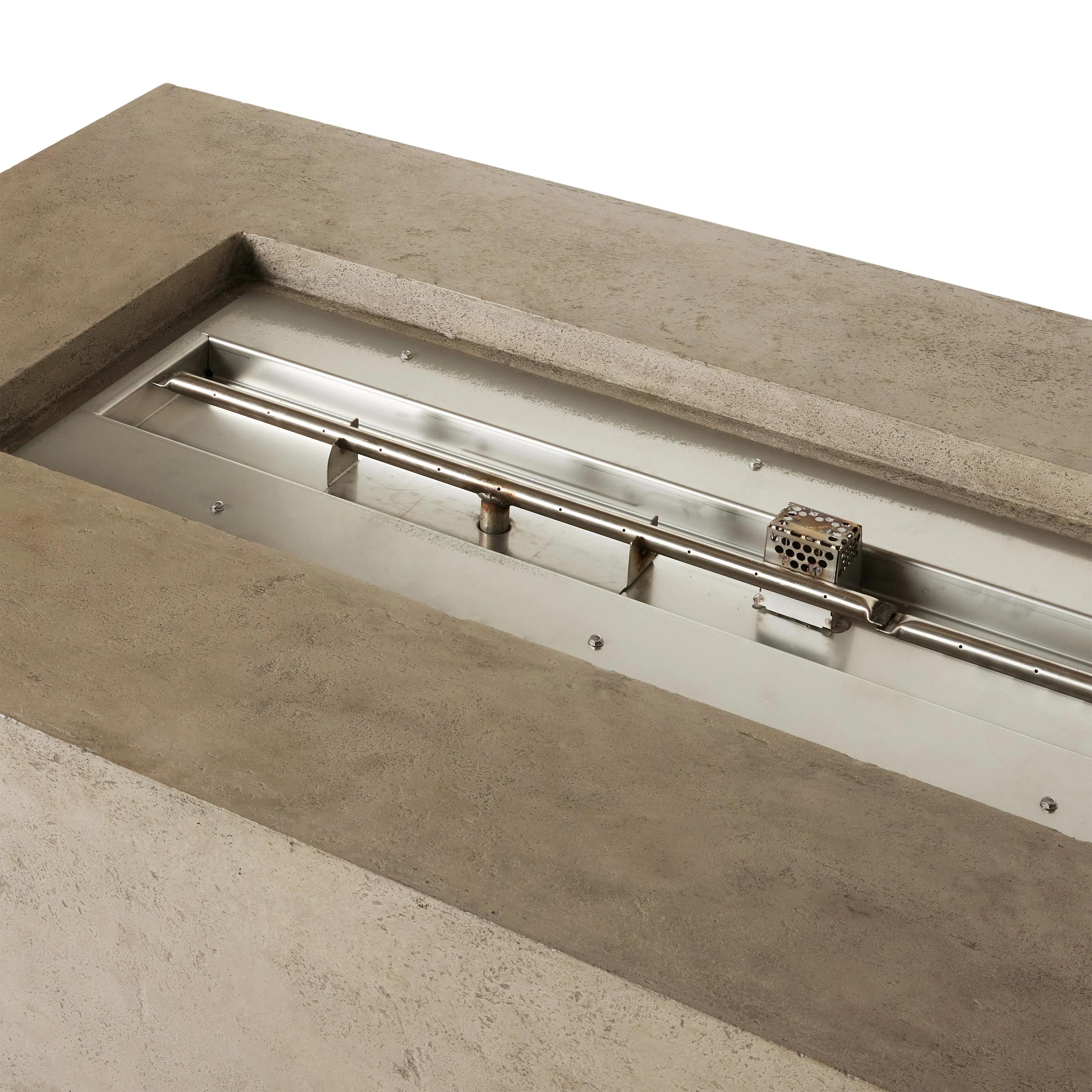 Legend 72" Rectangular Fire Table in Light Basalt (Natural Gas) - Image 9