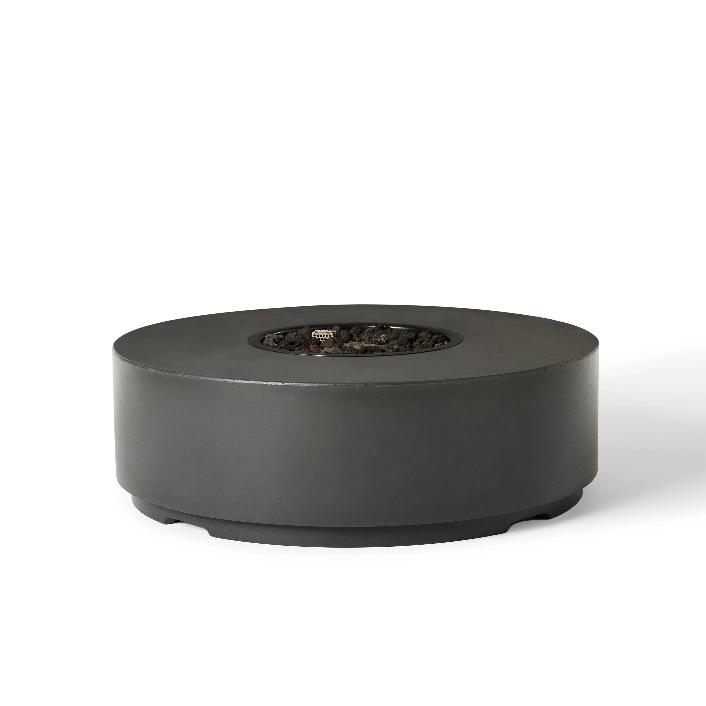 Legend Round Fire Table in Black Lava (Natural Gas) - Image 5