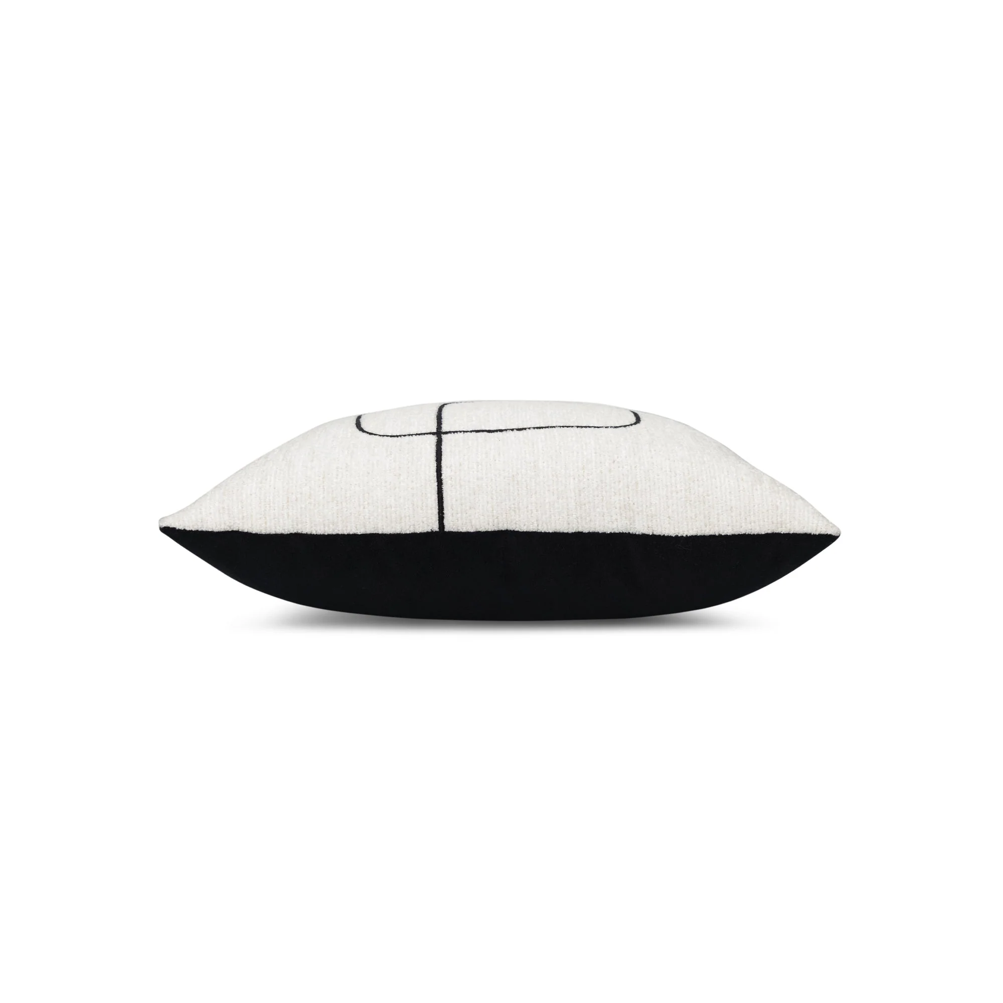 Linear Luxe Ebony Pillow - Image 2