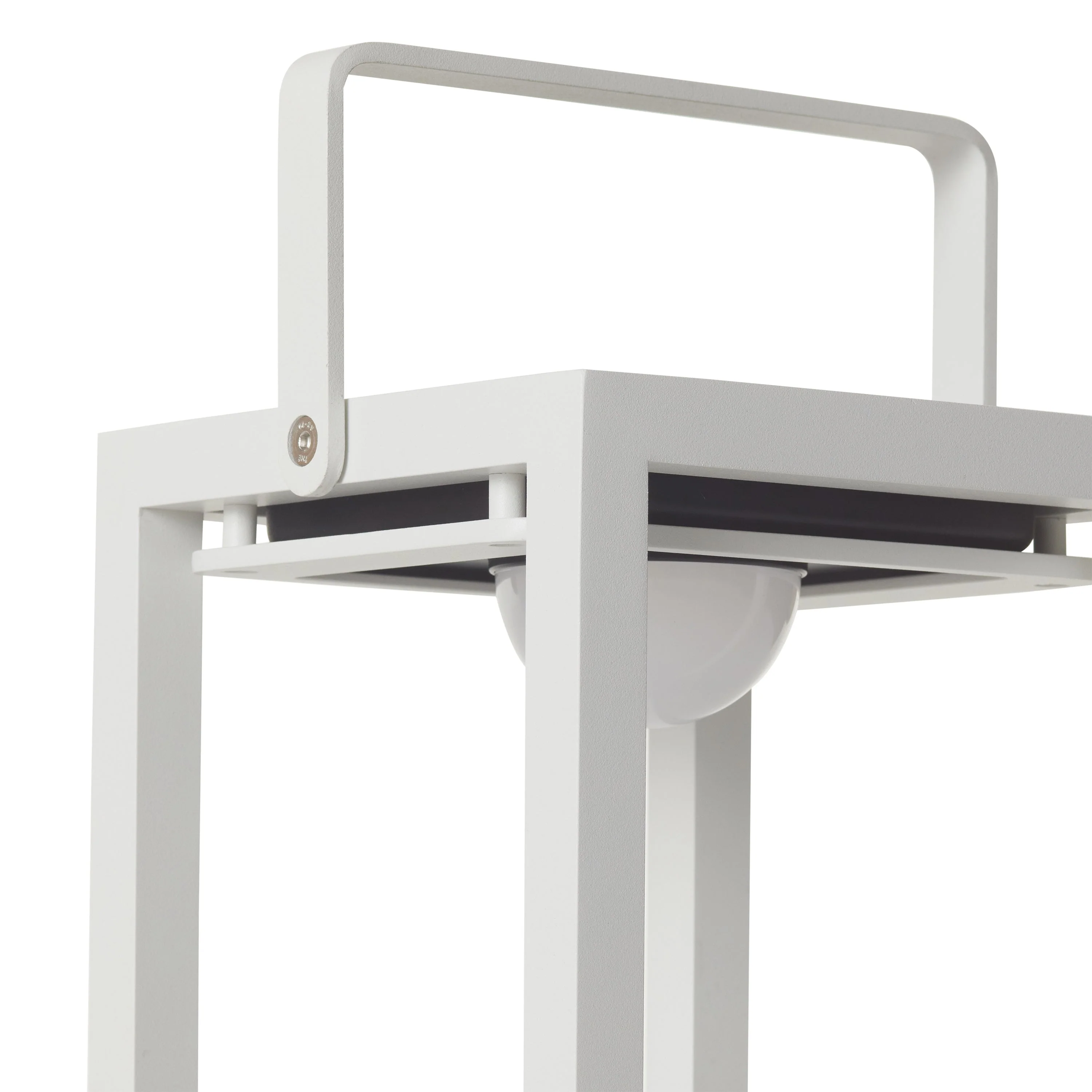 Lux Aluminum Table Lamp in White - Image 3