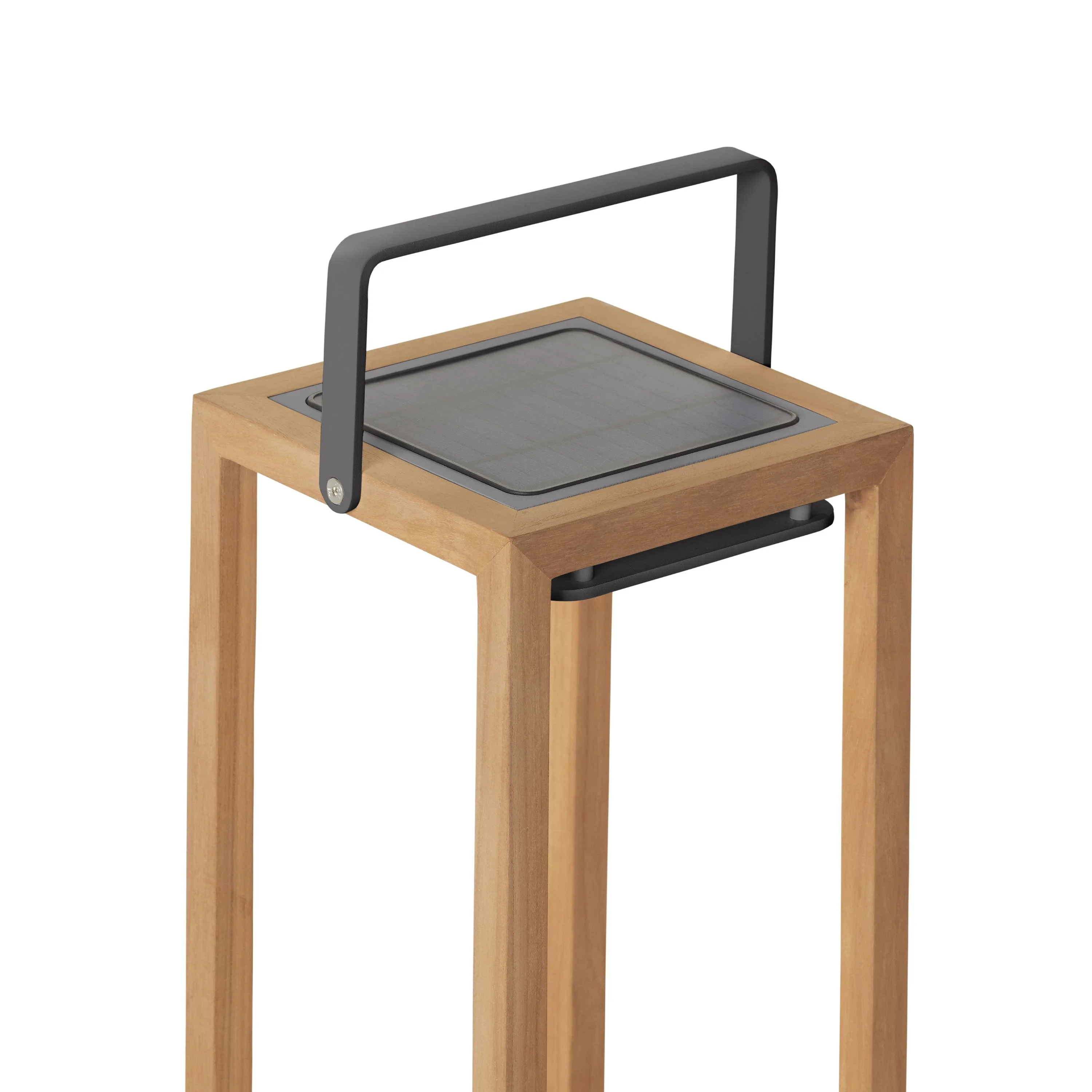 Lux Teak Floor Lamp in Charcoal - Image 3
