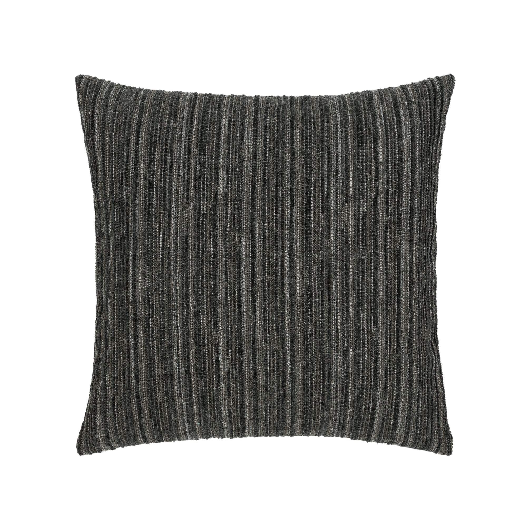 Luxe Stripe Charcoal Pillow - Image 2