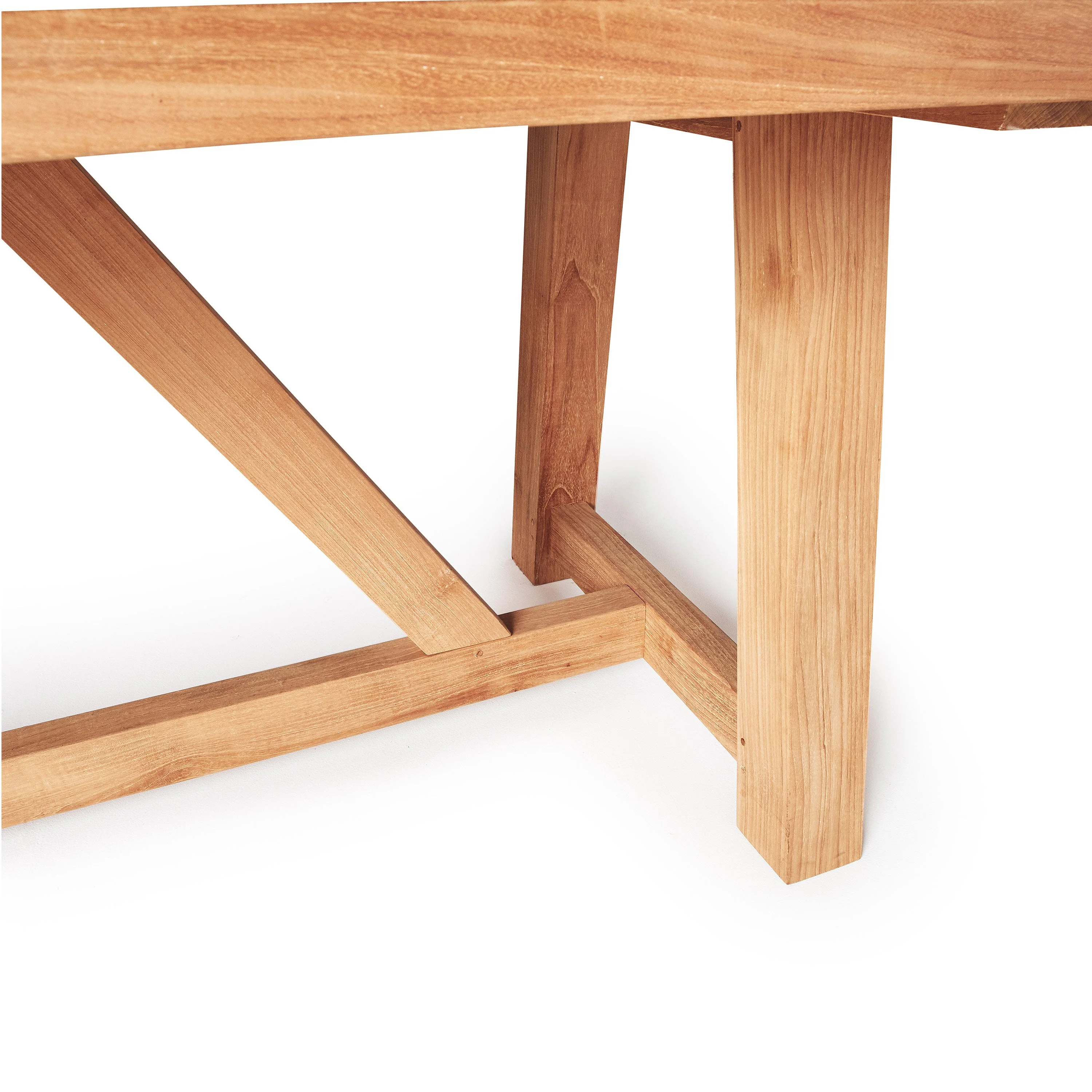 Madera 91" Vintage Beam Table in Teak - Image 4