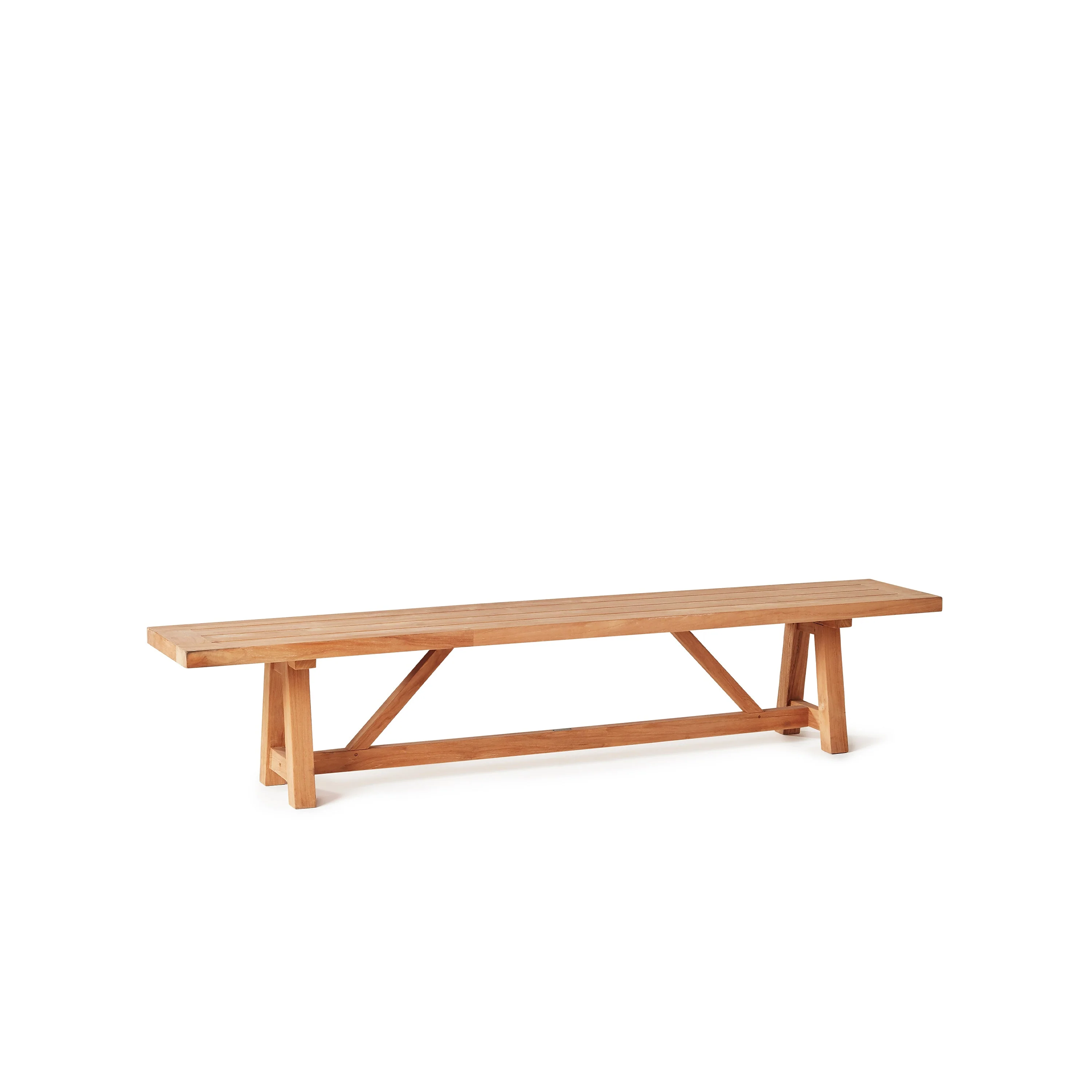 Madera 91" Vintage Teak Bench - Image 2