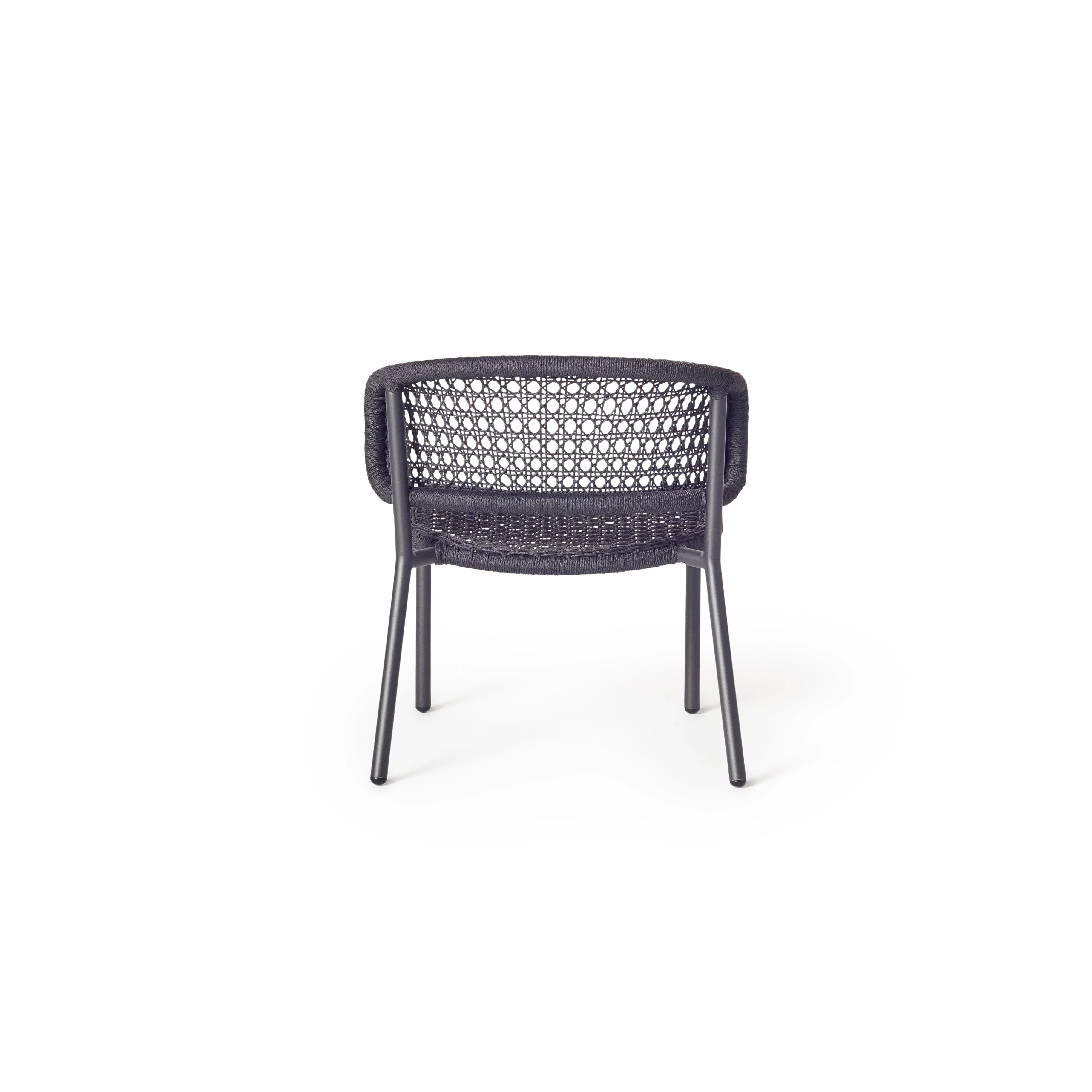 Mariposa Lounge Chair with Charcoal Rope - Image 4