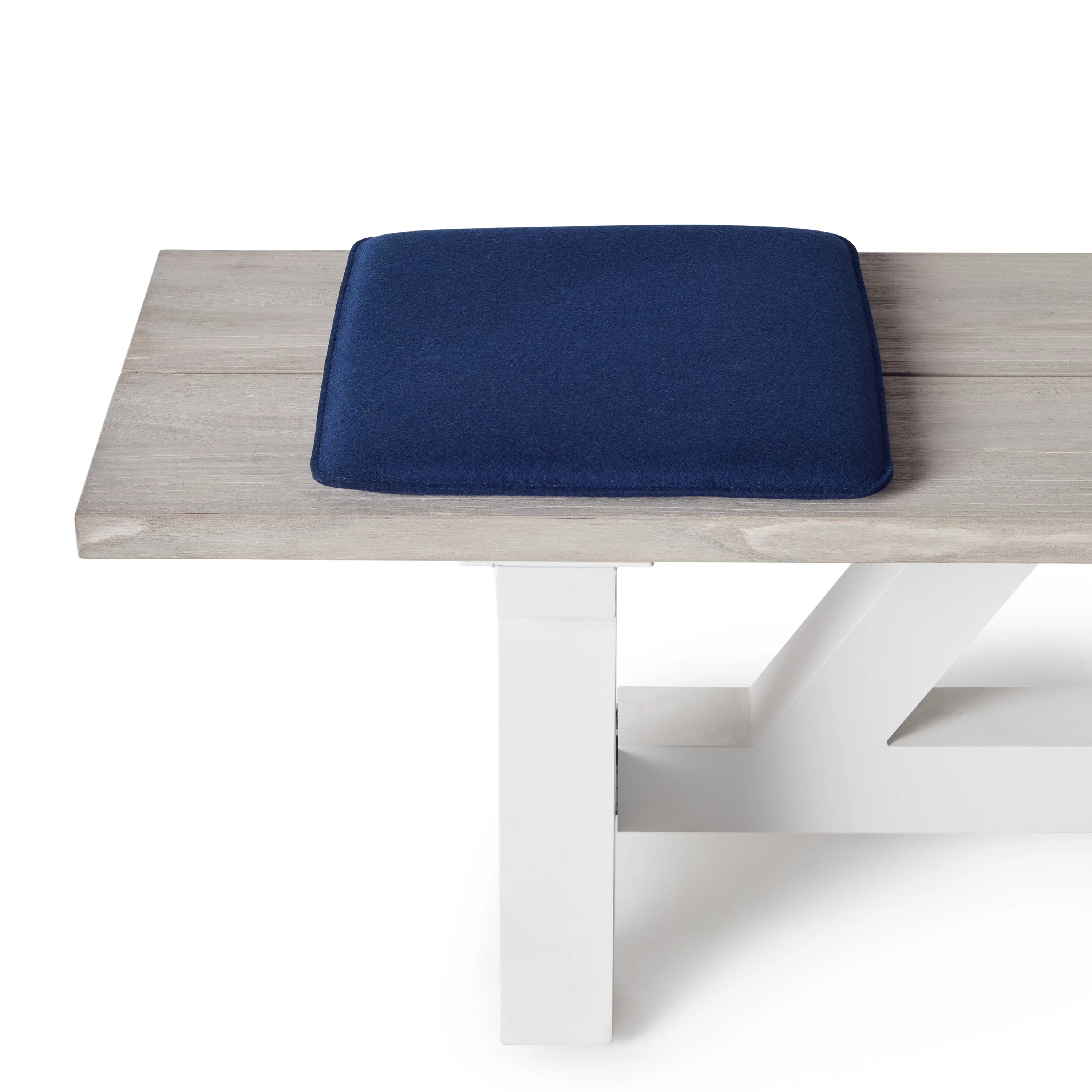 Zabuton Wool Felt Square Seat Pad in Marine - Image 2
