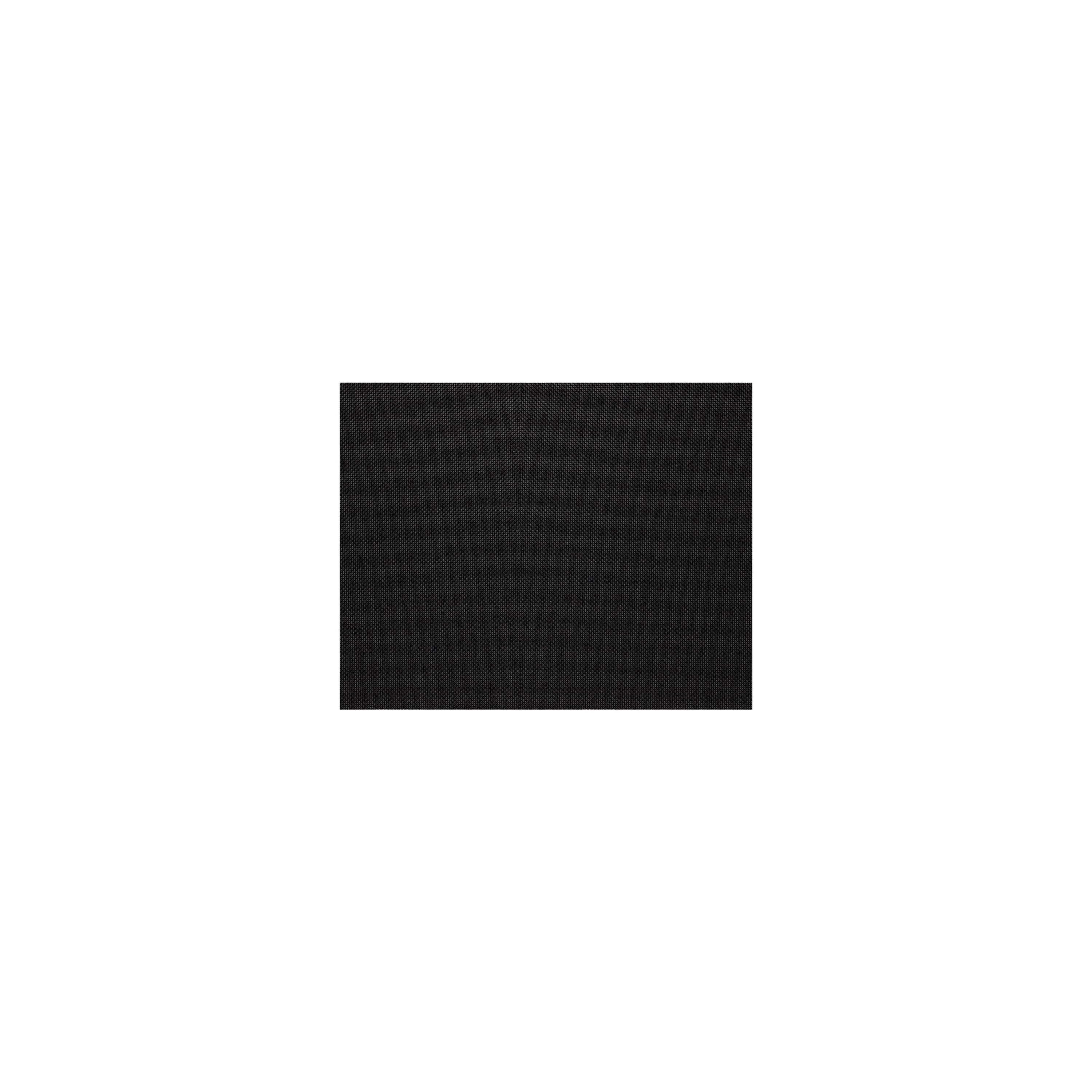 Mini Basketweave Rectangular Placemat in Black