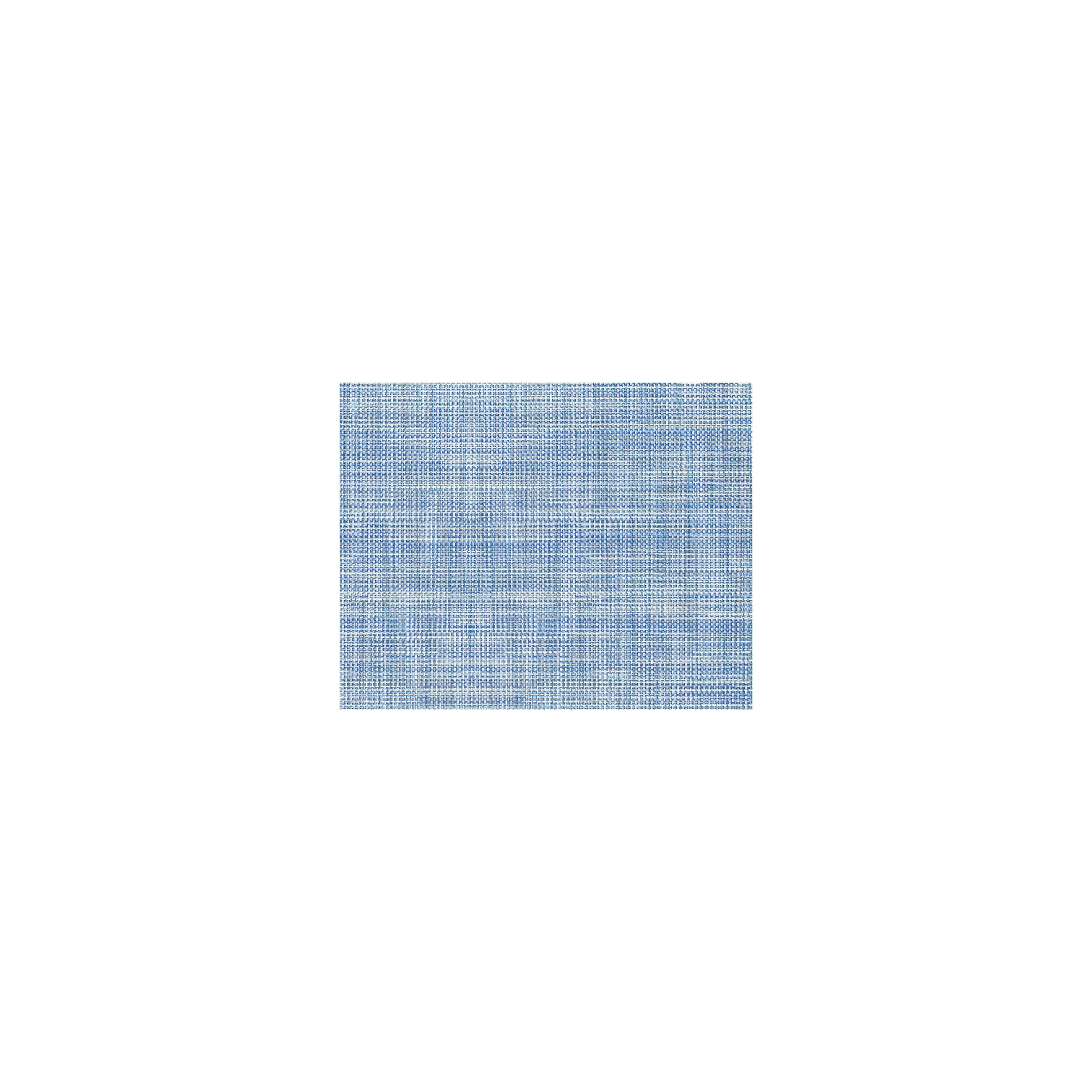 Mini Basketweave Rectangular Placemat in Chambray
