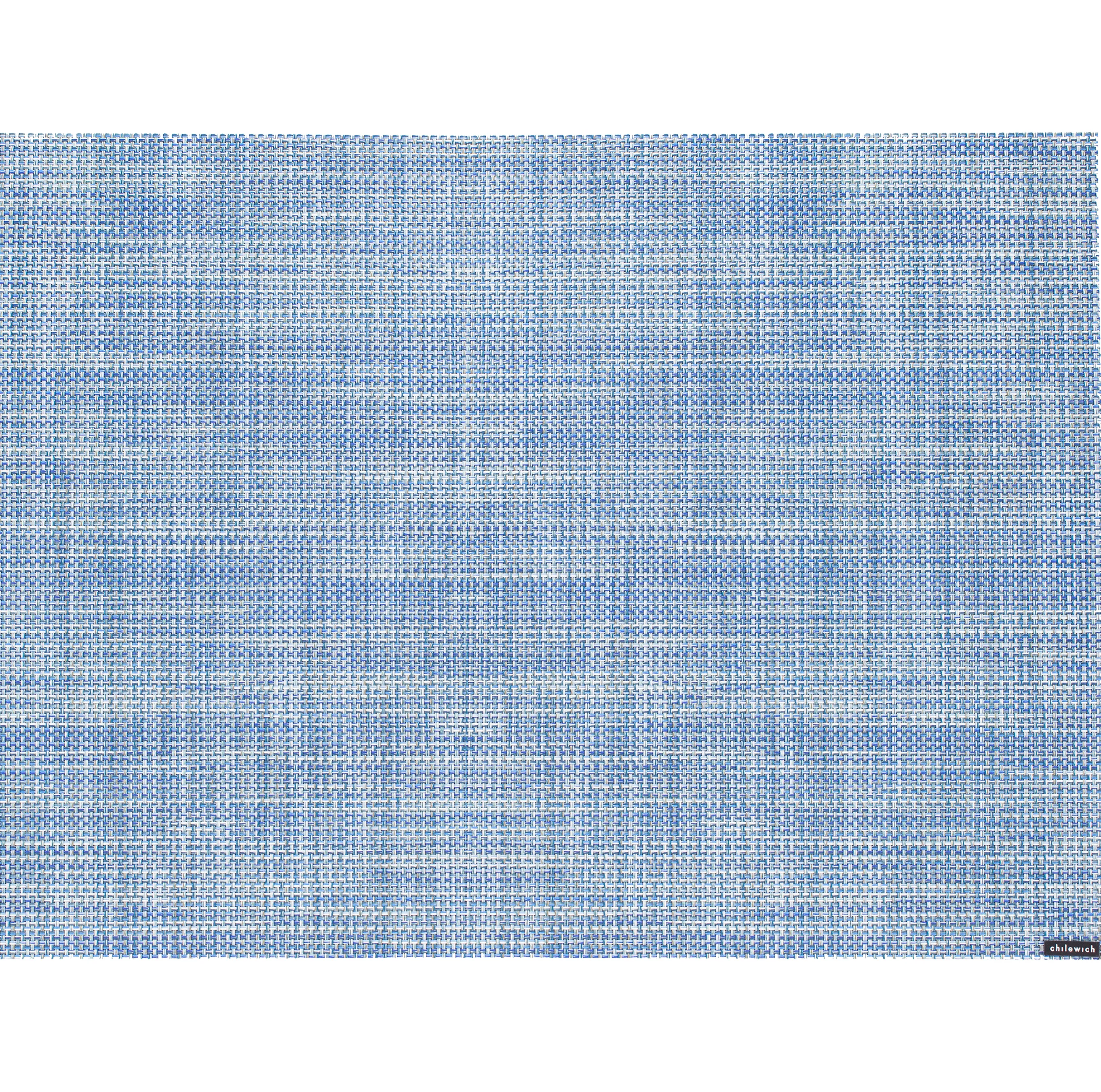Mini Basketweave Rectangular Placemat in Chambray - Image 2
