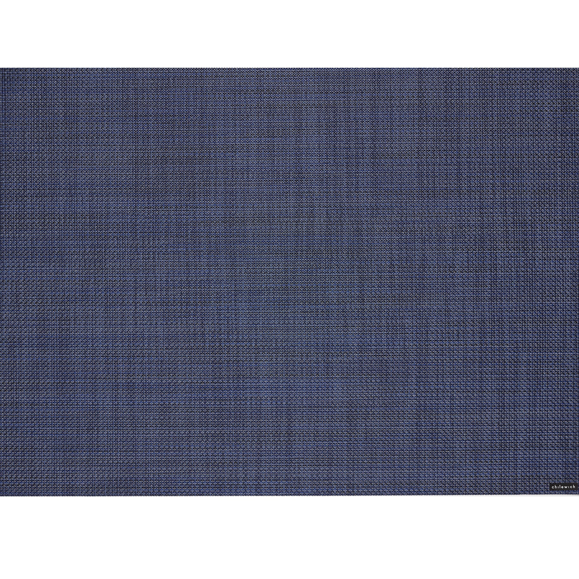 Mini Basketweave Rectangular Placemat in Indigo - Image 2