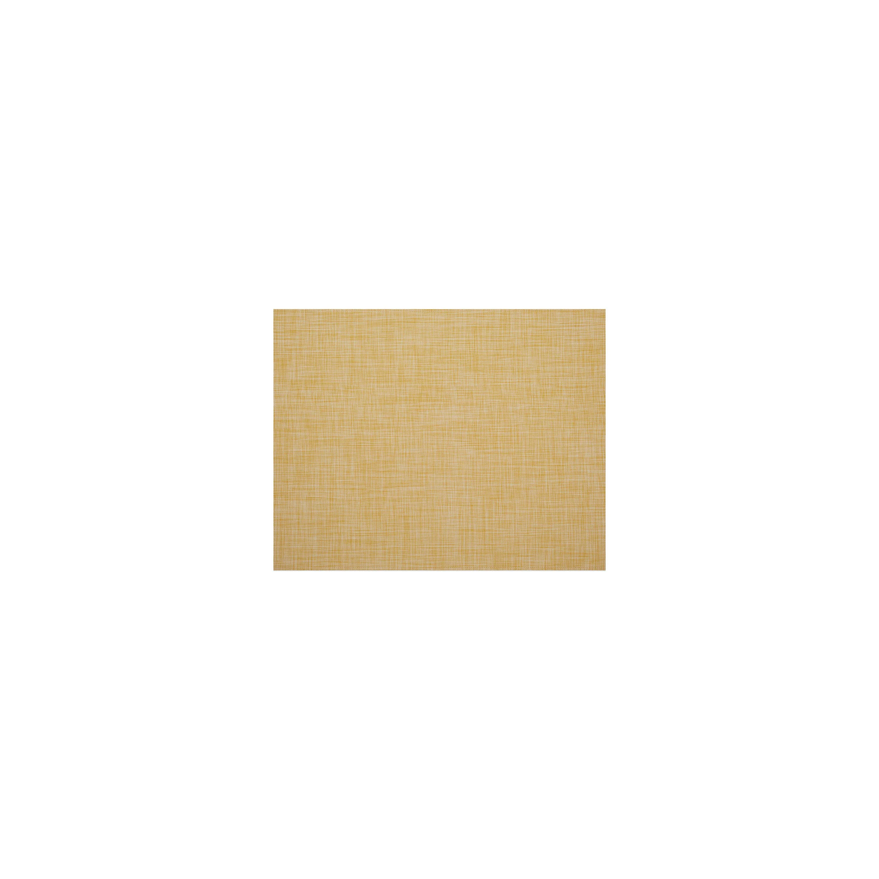 Mini Basketweave Rectangular Placemat in Ochre
