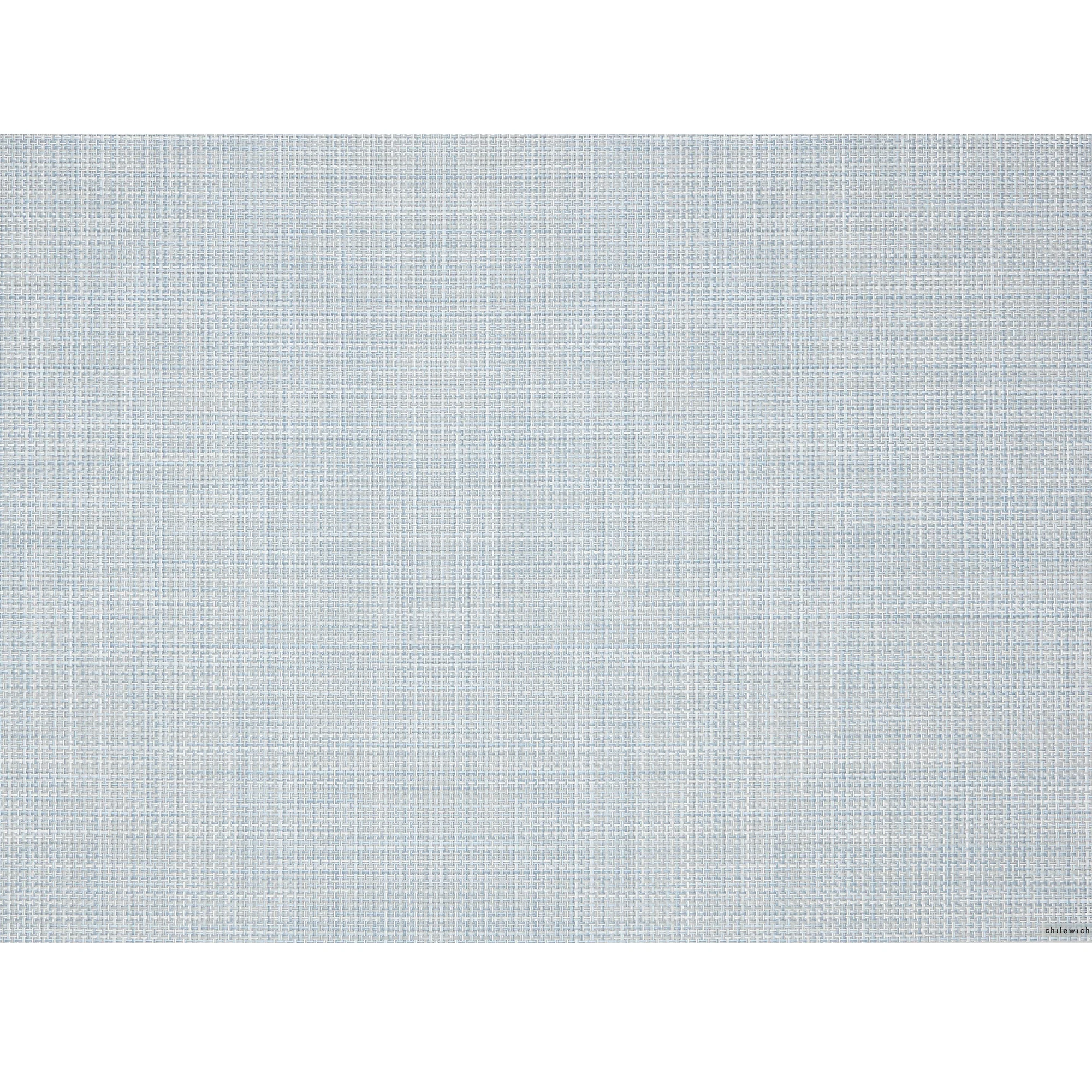 Mini Basketweave Rectangular Placemat in Sky - Image 2
