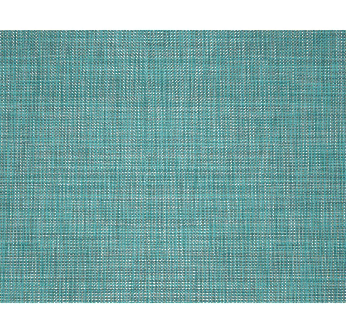 Mini Basketweave Rectangular Placemat in Turquoise - Image 2