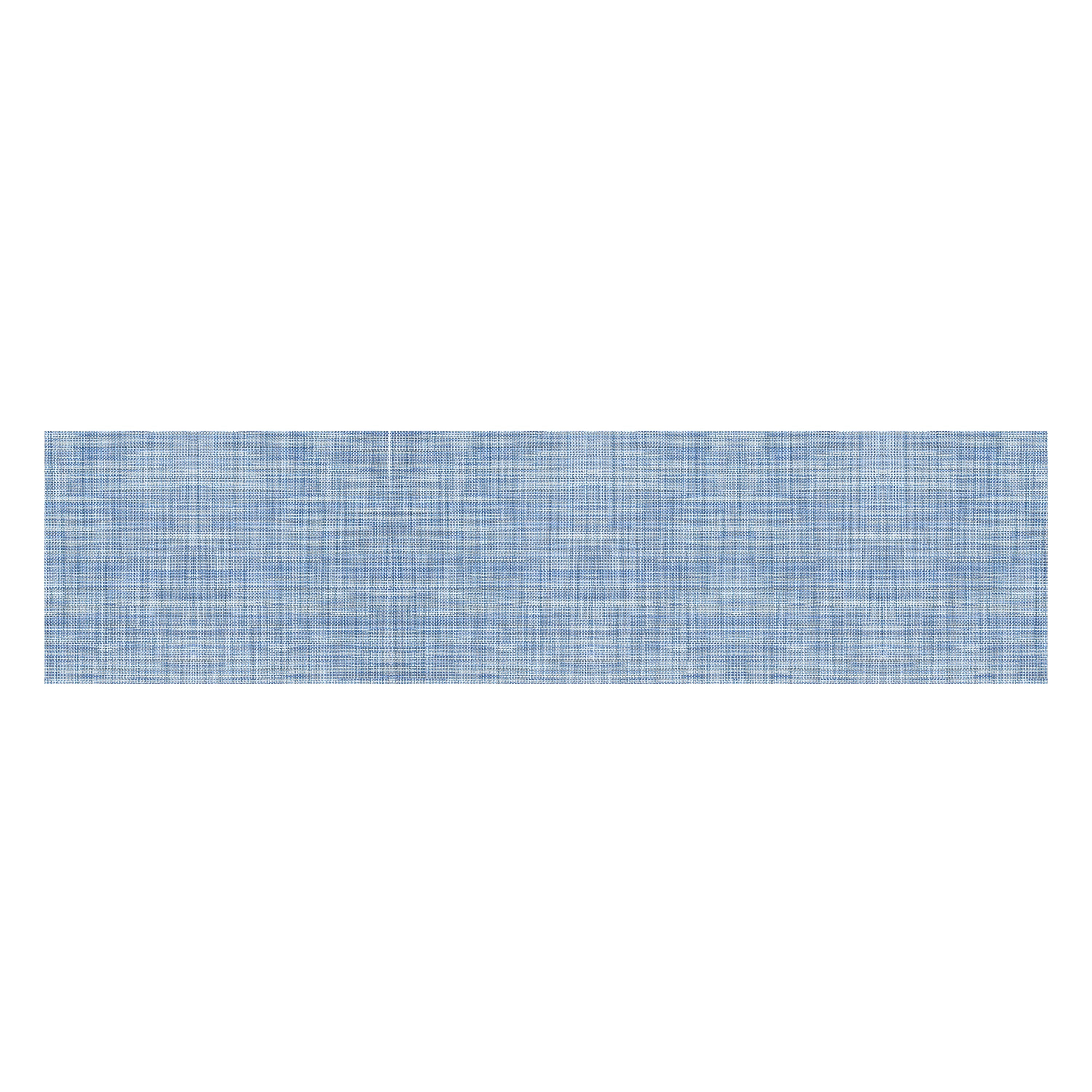 Mini Basketweave Table Runner in Chambray