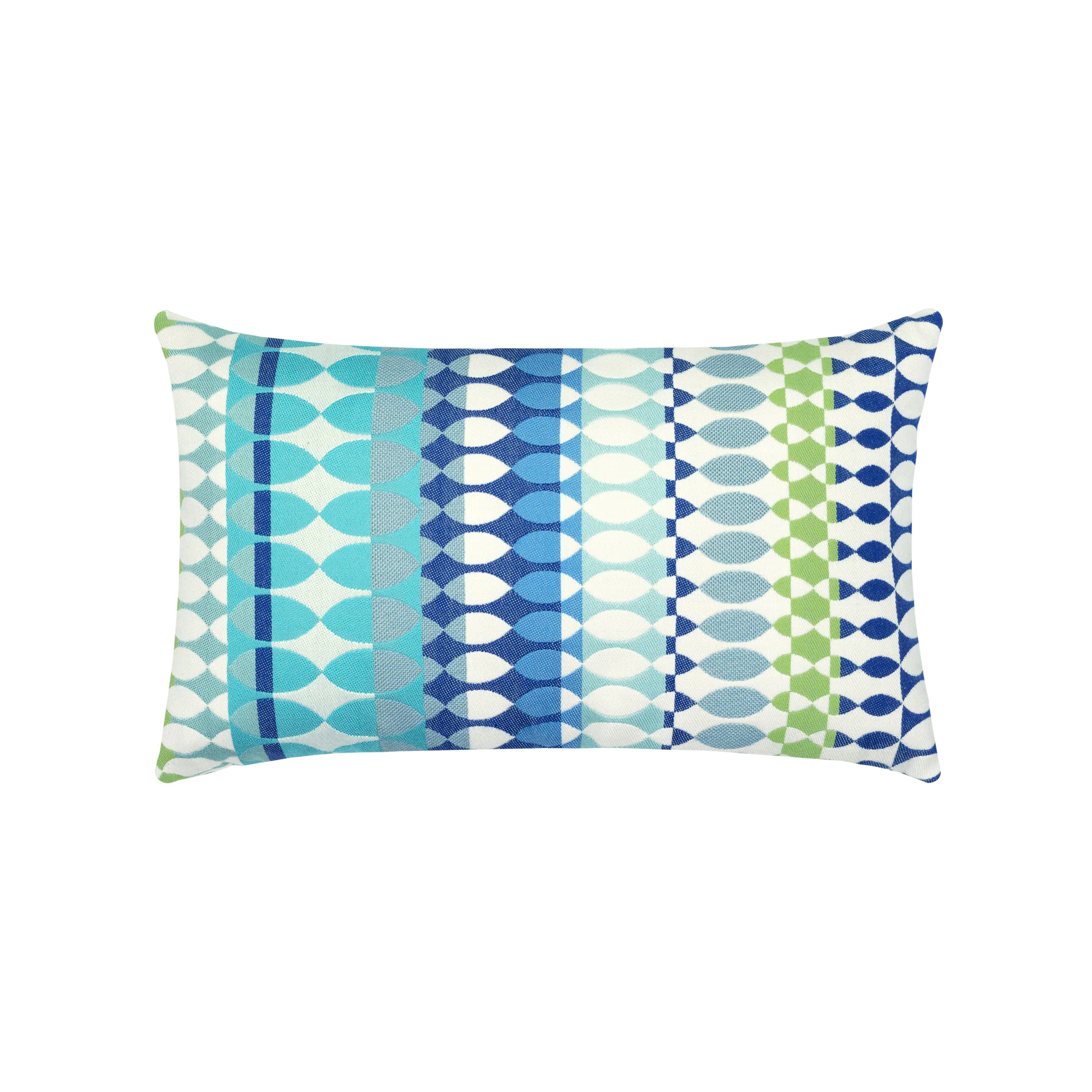 Modern Oval Ocean Pillow - Image 2