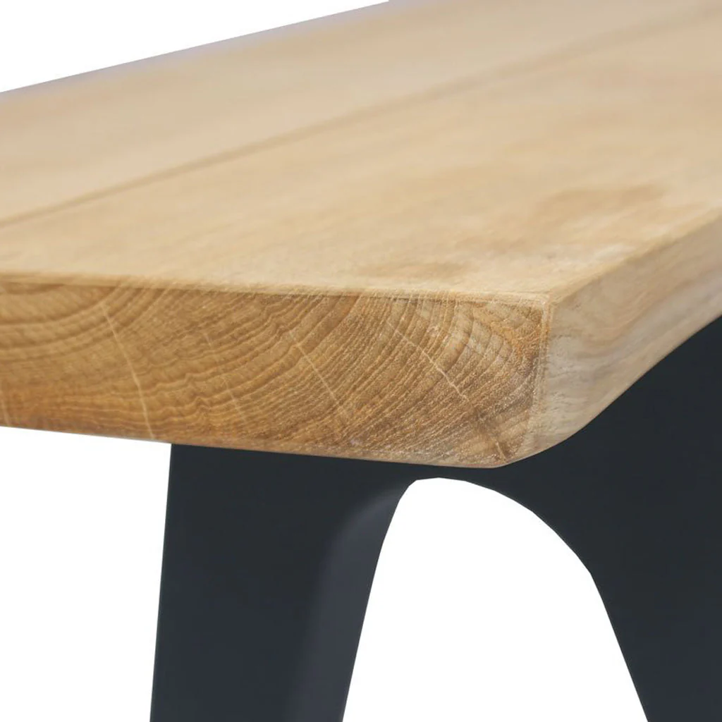 Montara 94" Live Edge Teak Bench - Image 5