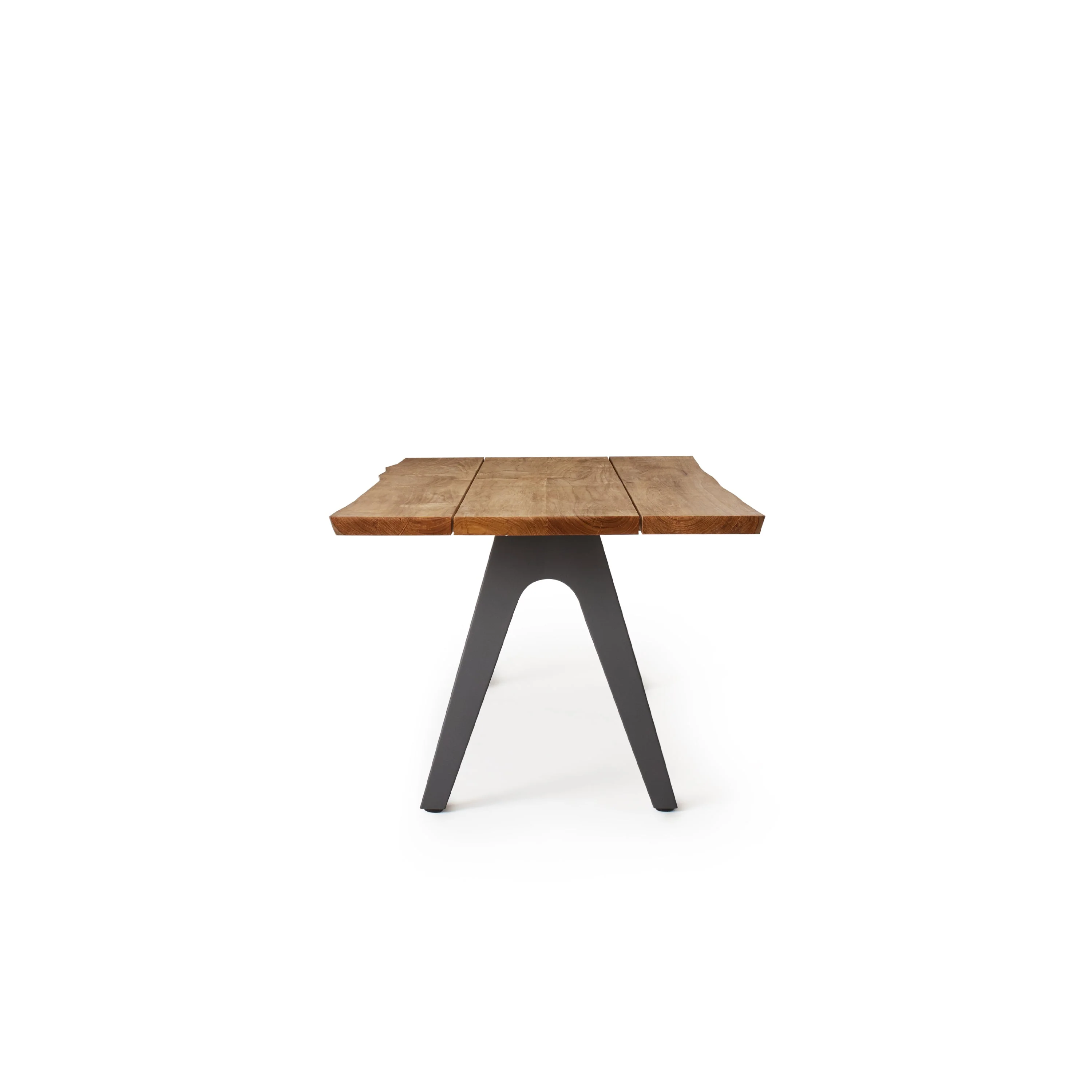 Montara 94" Live Edge Teak Dining Table - Image 3
