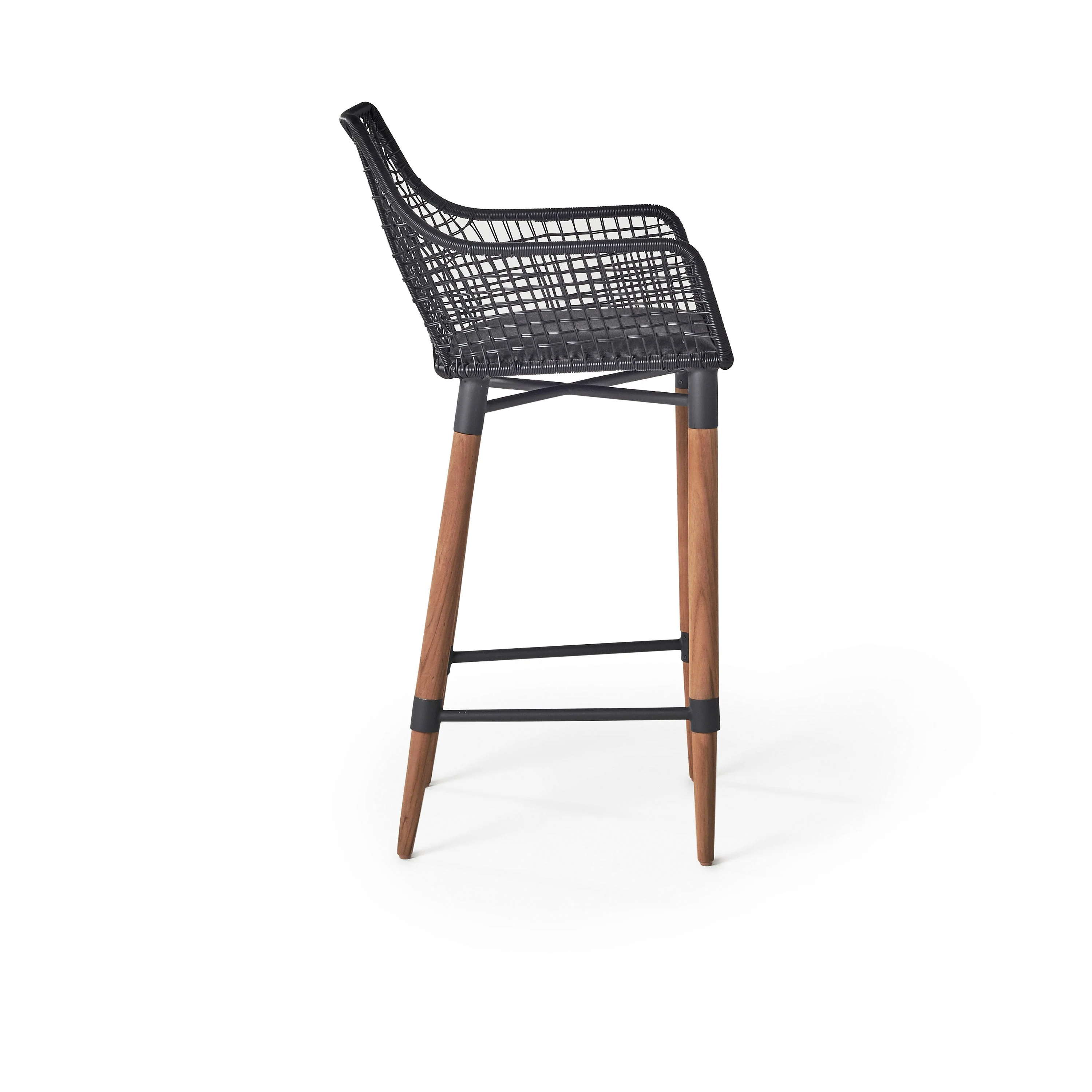 Napa Bar Chair in Charcoal - Image 3