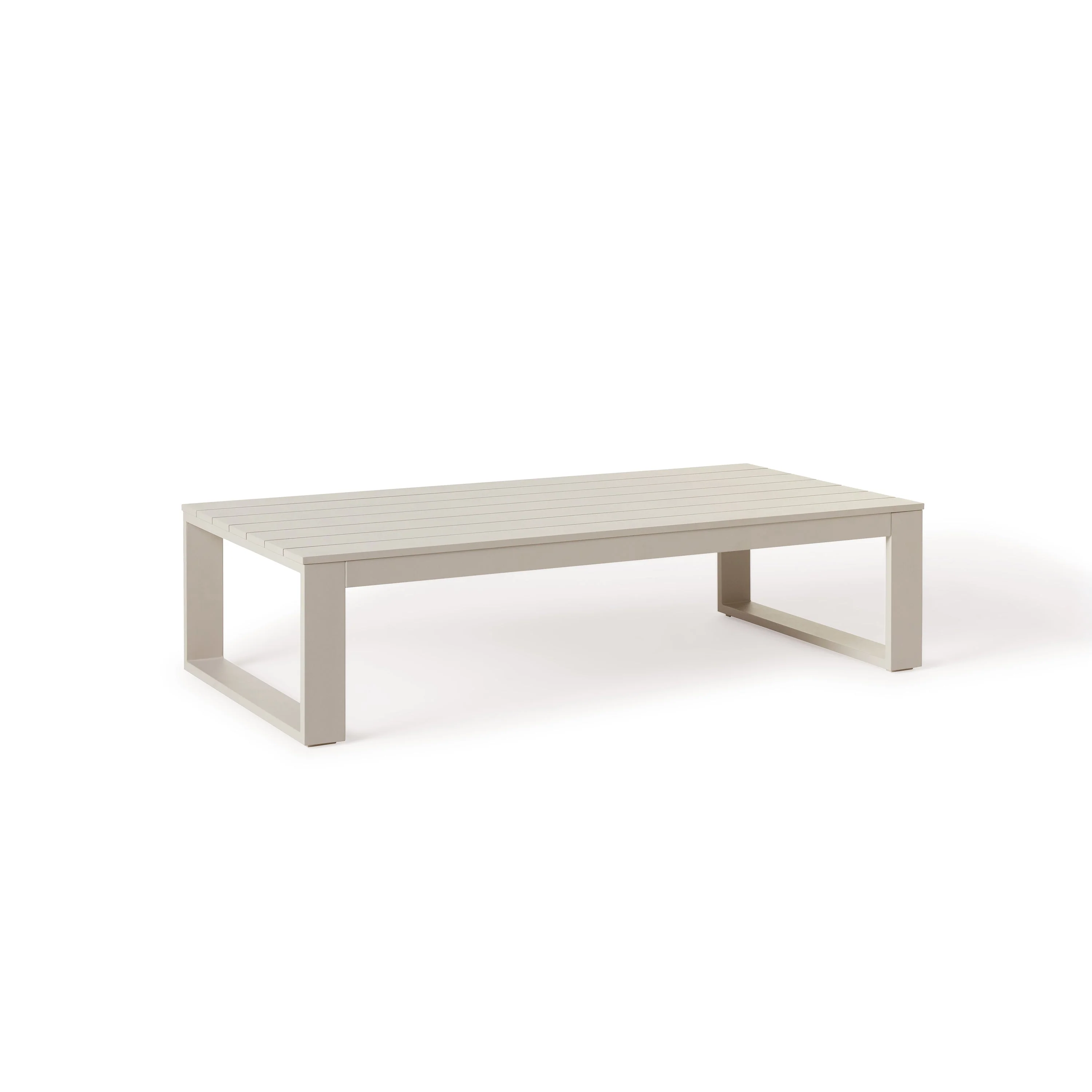 Nicasio Coffee Table in Dune Aluminum - Image 2