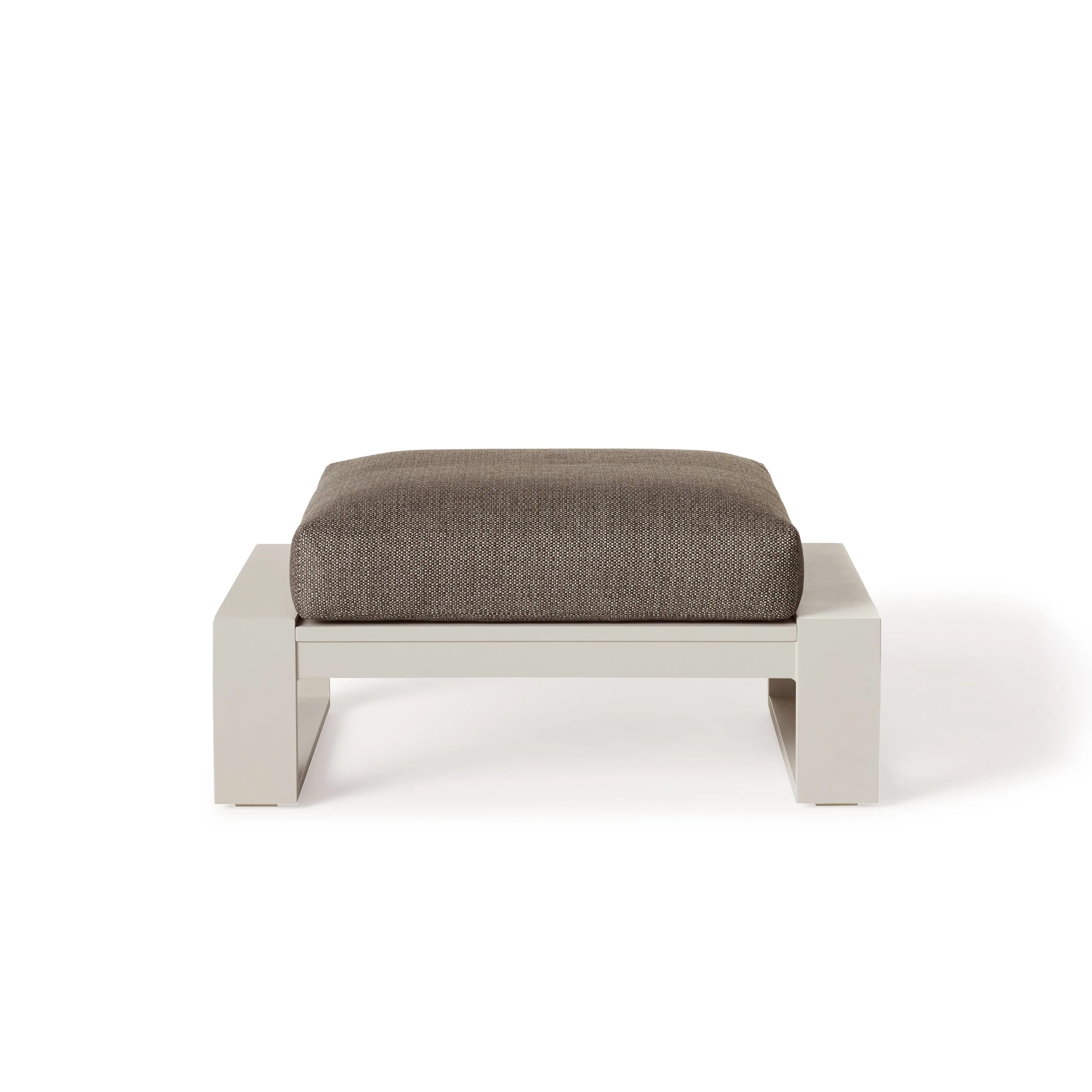 Nicasio Ottoman in Dune Aluminum - Image 2