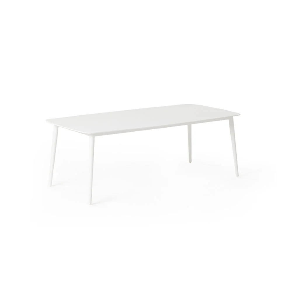 Olema Coffee Table in White Aluminum - Image 2