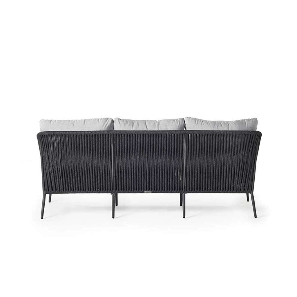 Olema Sofa in Charcoal Aluminum - Image 3