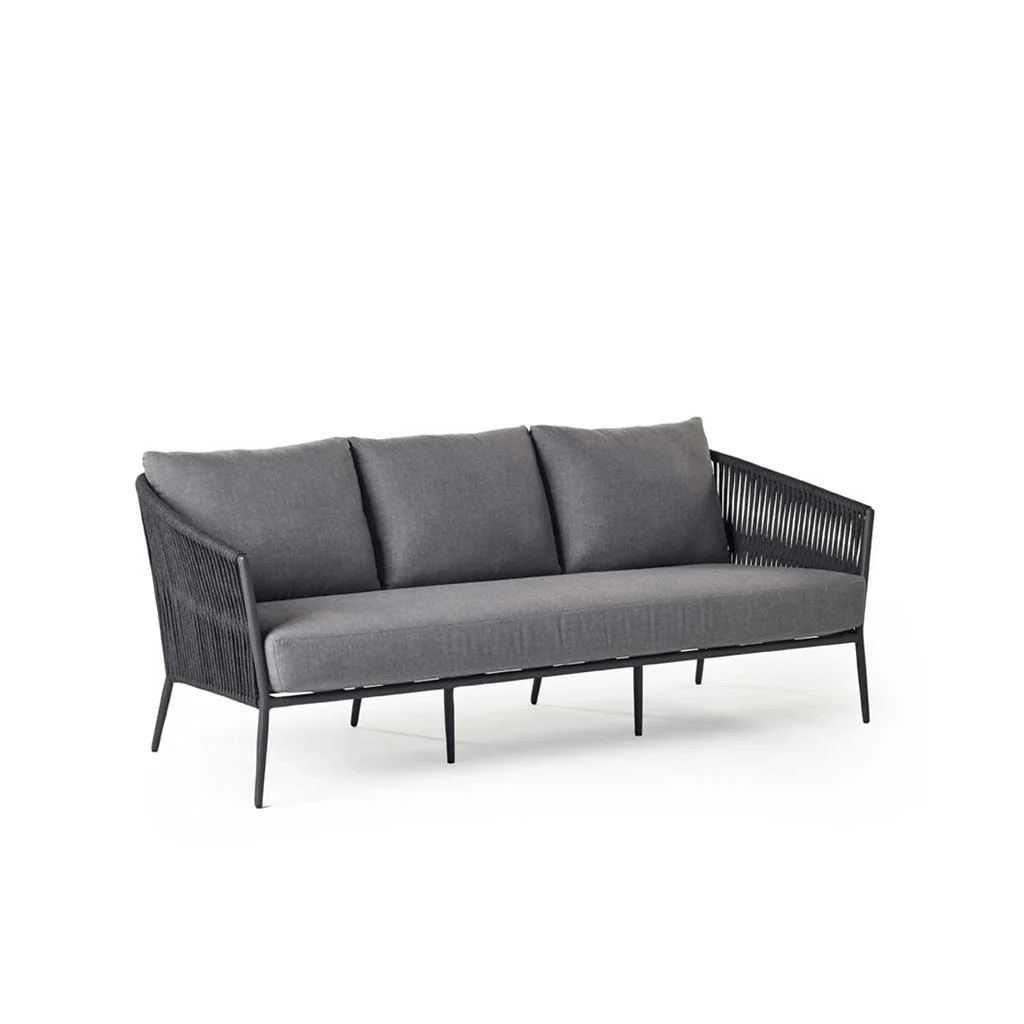 Olema Sofa in Charcoal Aluminum - Image 5