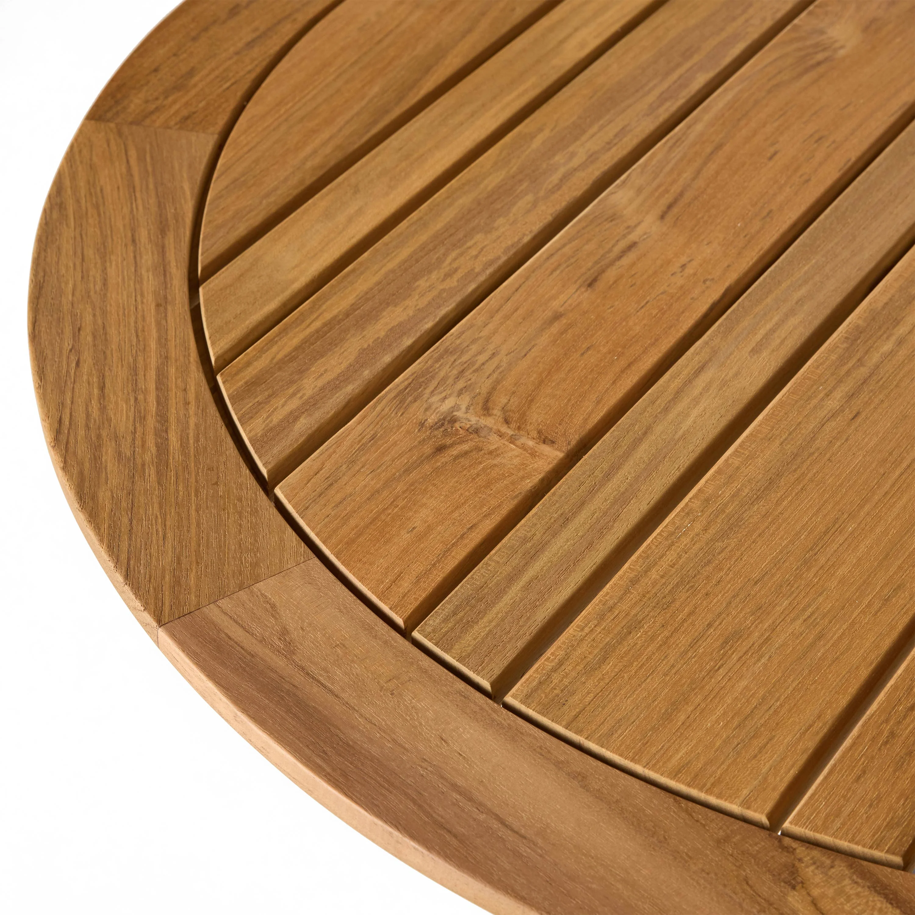 Palm Round Bar Table in Quartz Grey Aluminum - Image 2