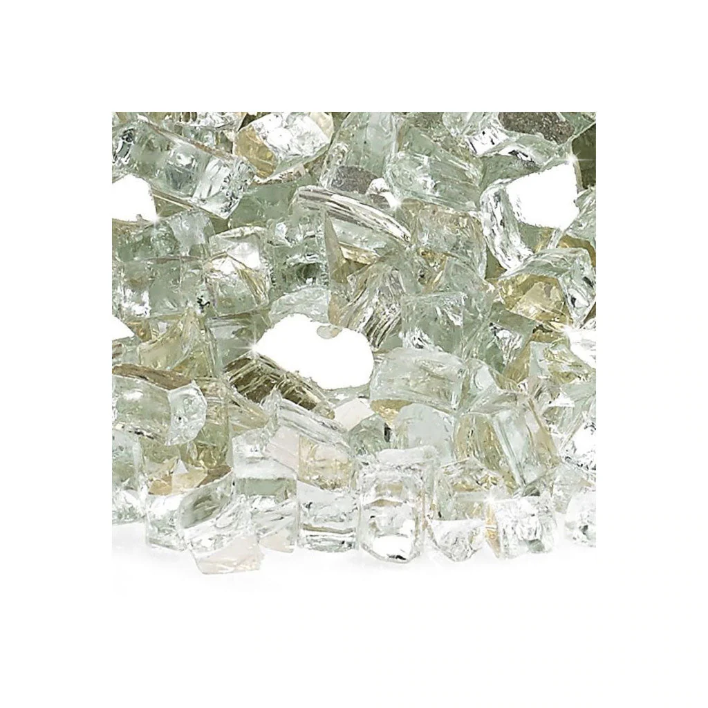 1/4" Platinum Reflective Fire Glass (10 lbs) - Image 2