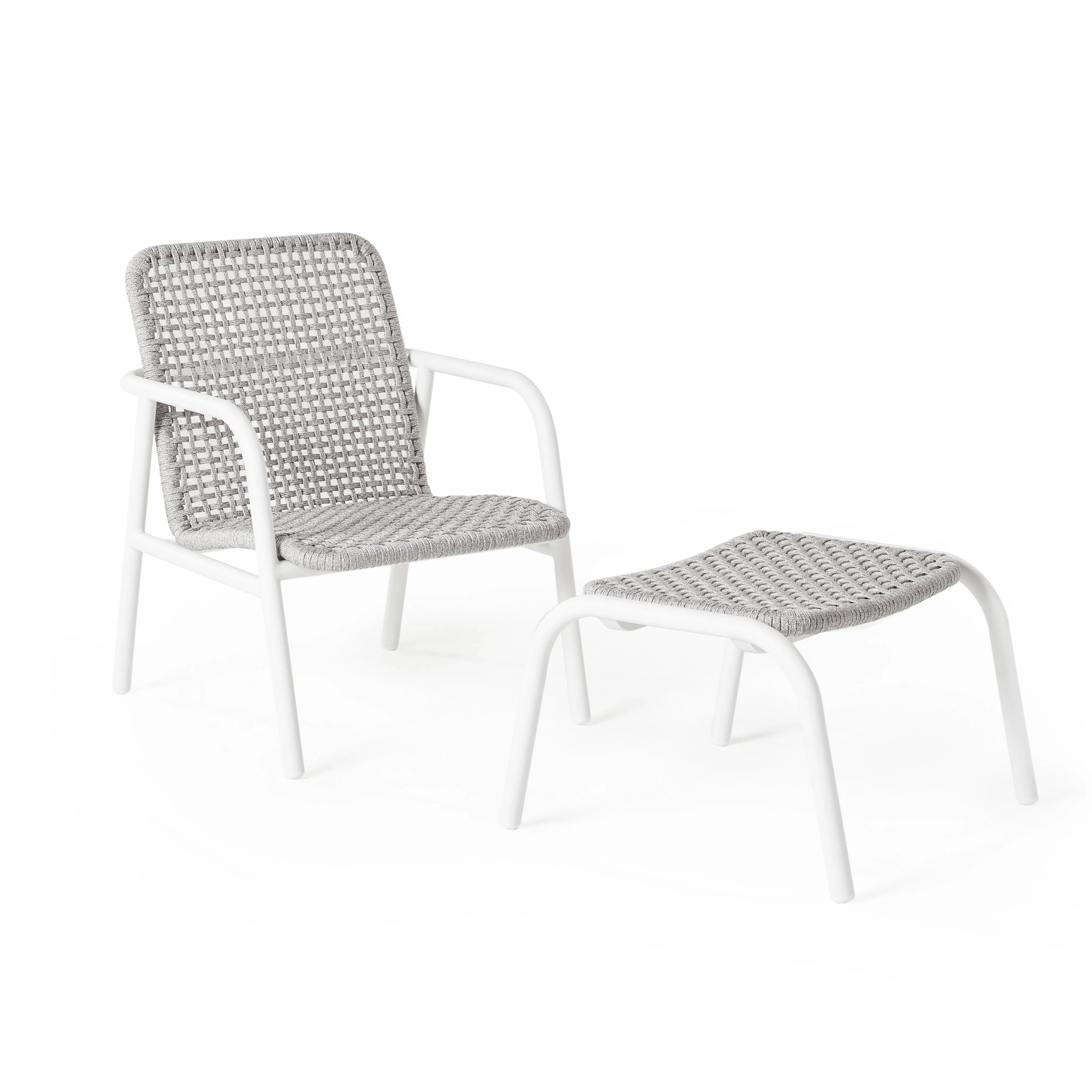 Presidio Lounge Chair in White - Image 5