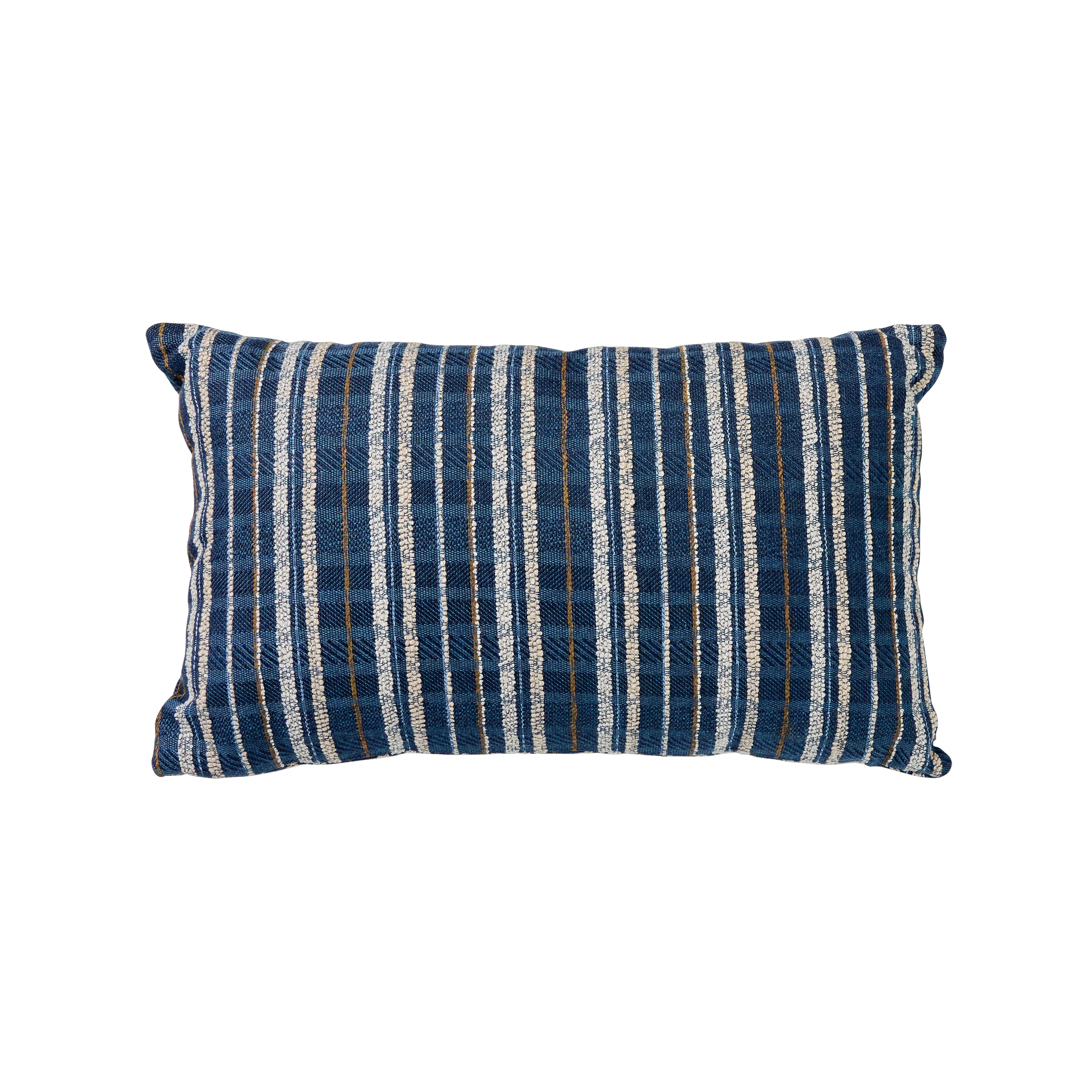 Reaction Indigo Bolster Pillow