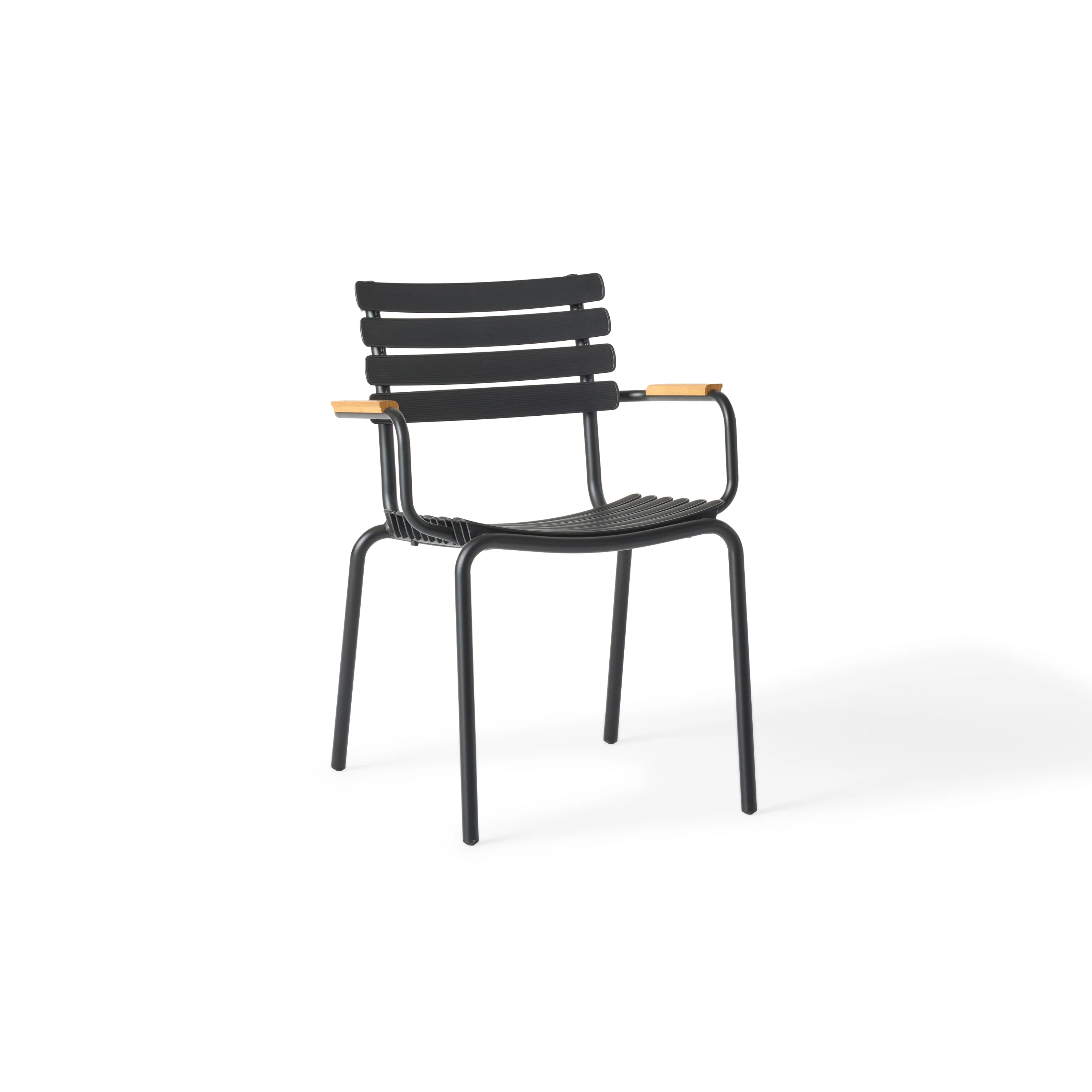 ReClips Dining Arm Chair - Black / Bamboo
