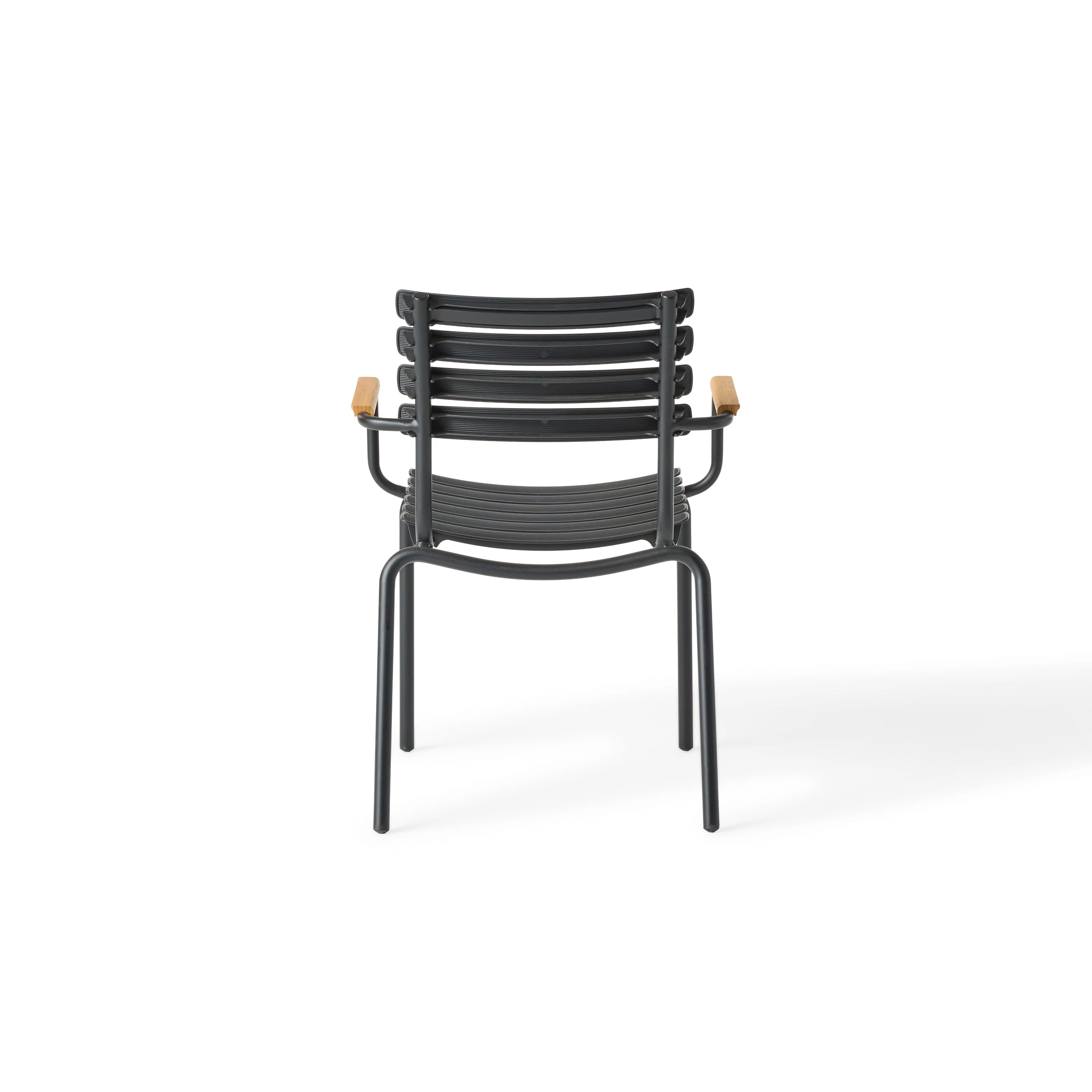 ReClips Dining Arm Chair - Black / Bamboo - Image 4