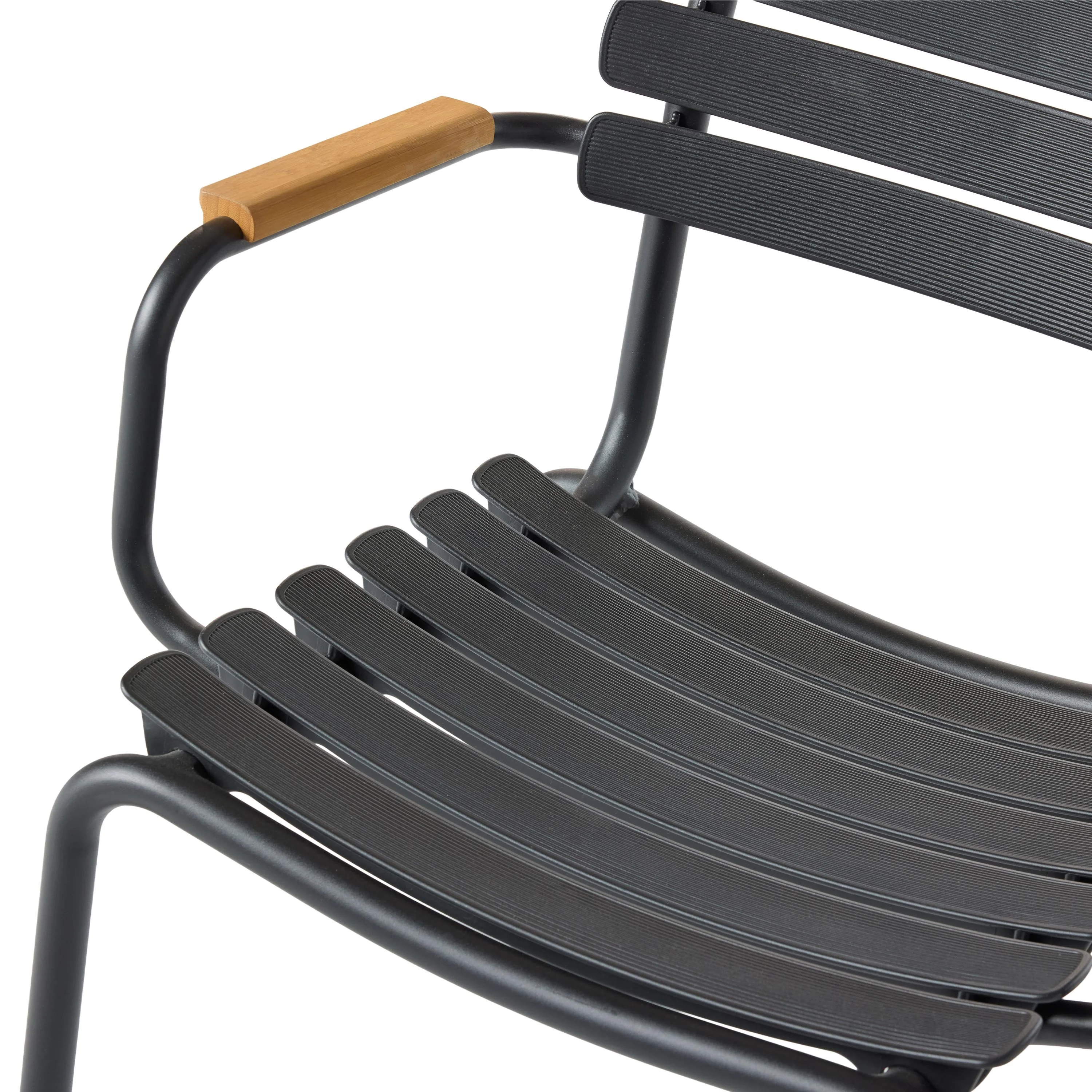 ReClips Dining Arm Chair - Black / Bamboo - Image 5