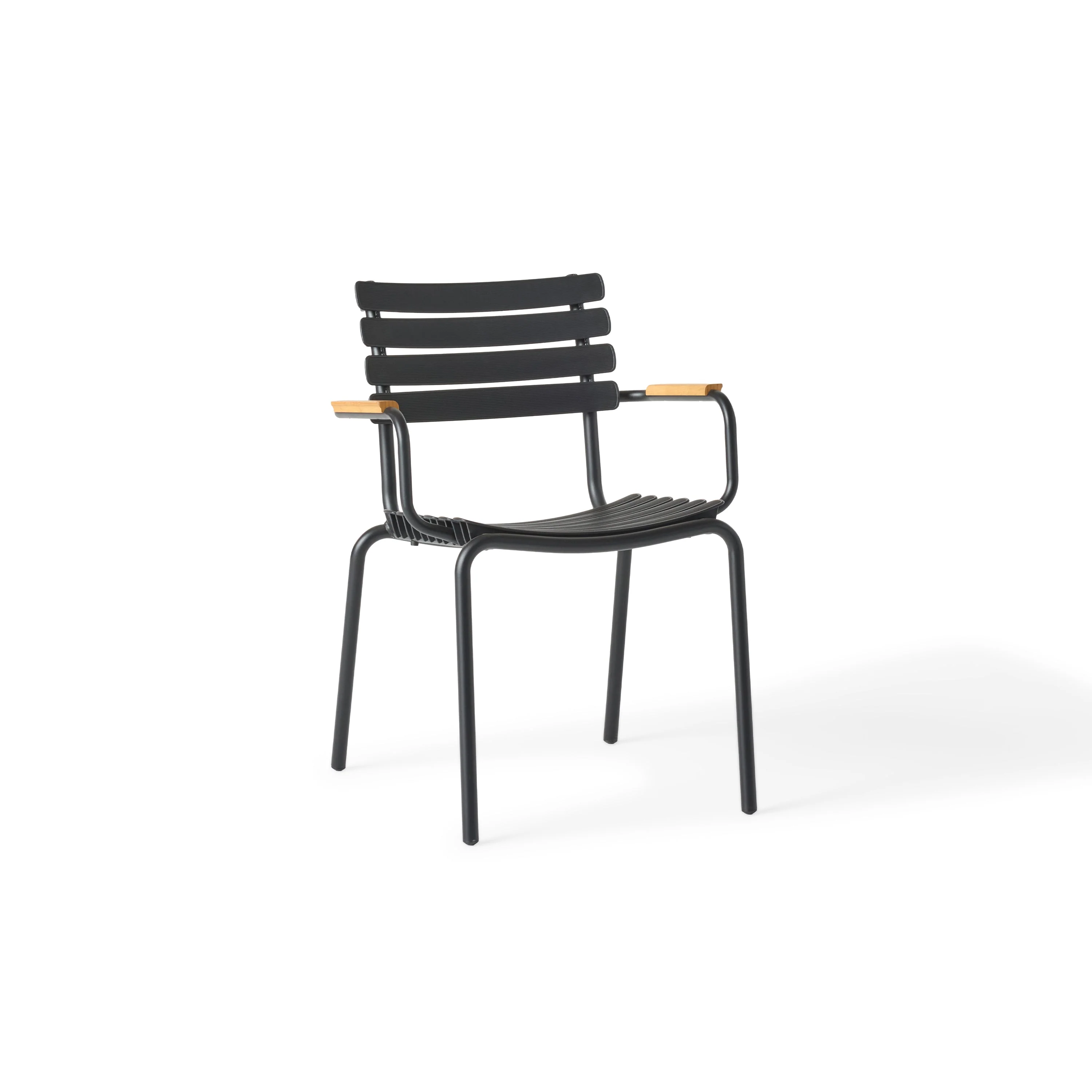 ReClips Dining Arm Chair - Black / Bamboo - Image 6