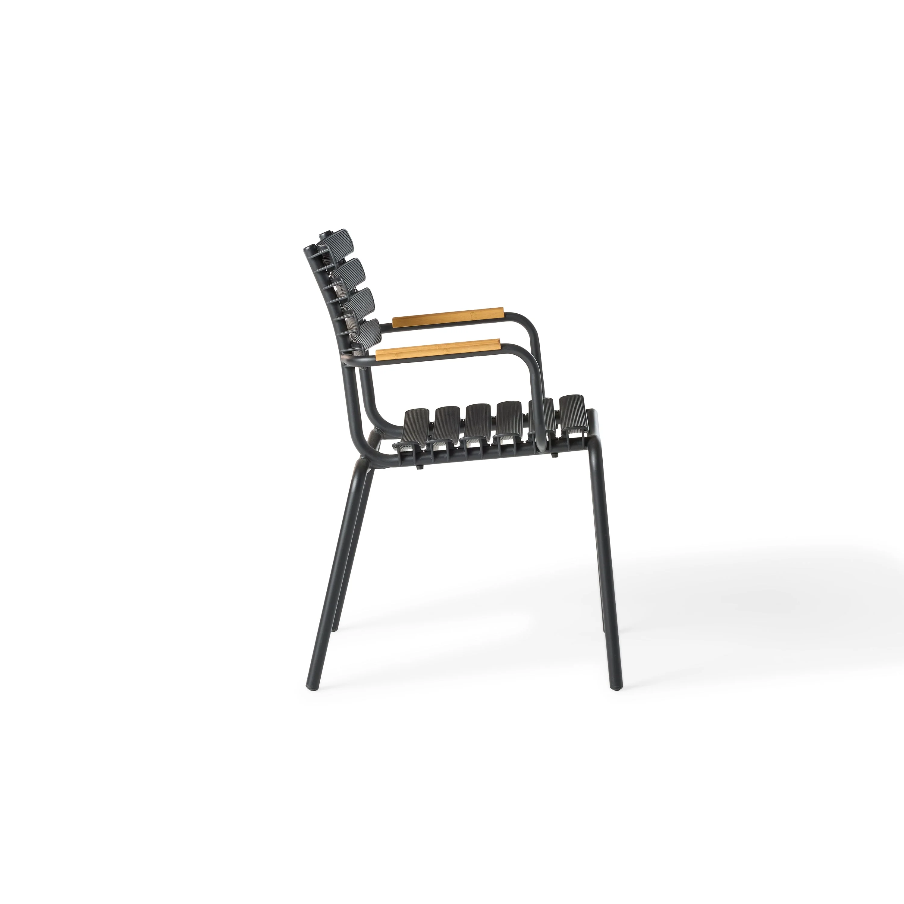 ReClips Dining Arm Chair - Black / Bamboo - Image 8