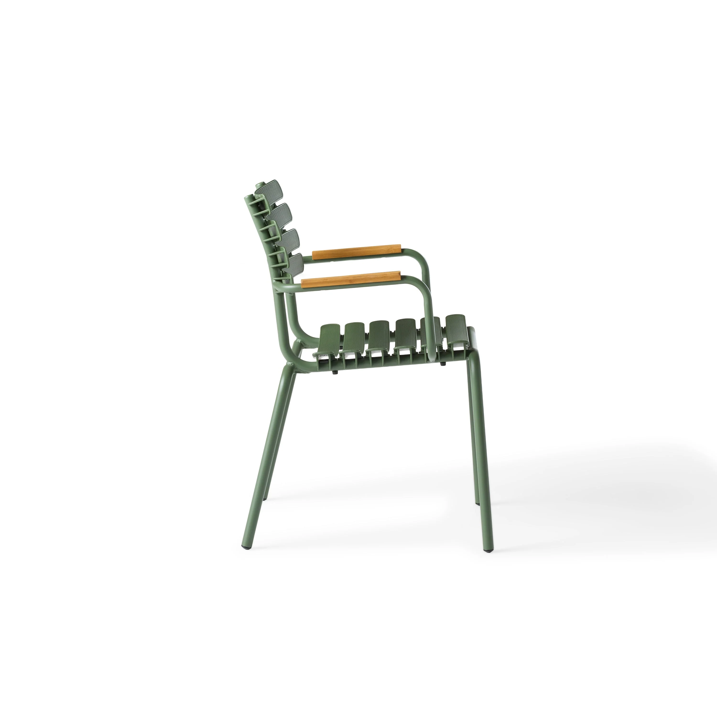 ReClips Dining Arm Chair - Olive / Bamboo - Image 8