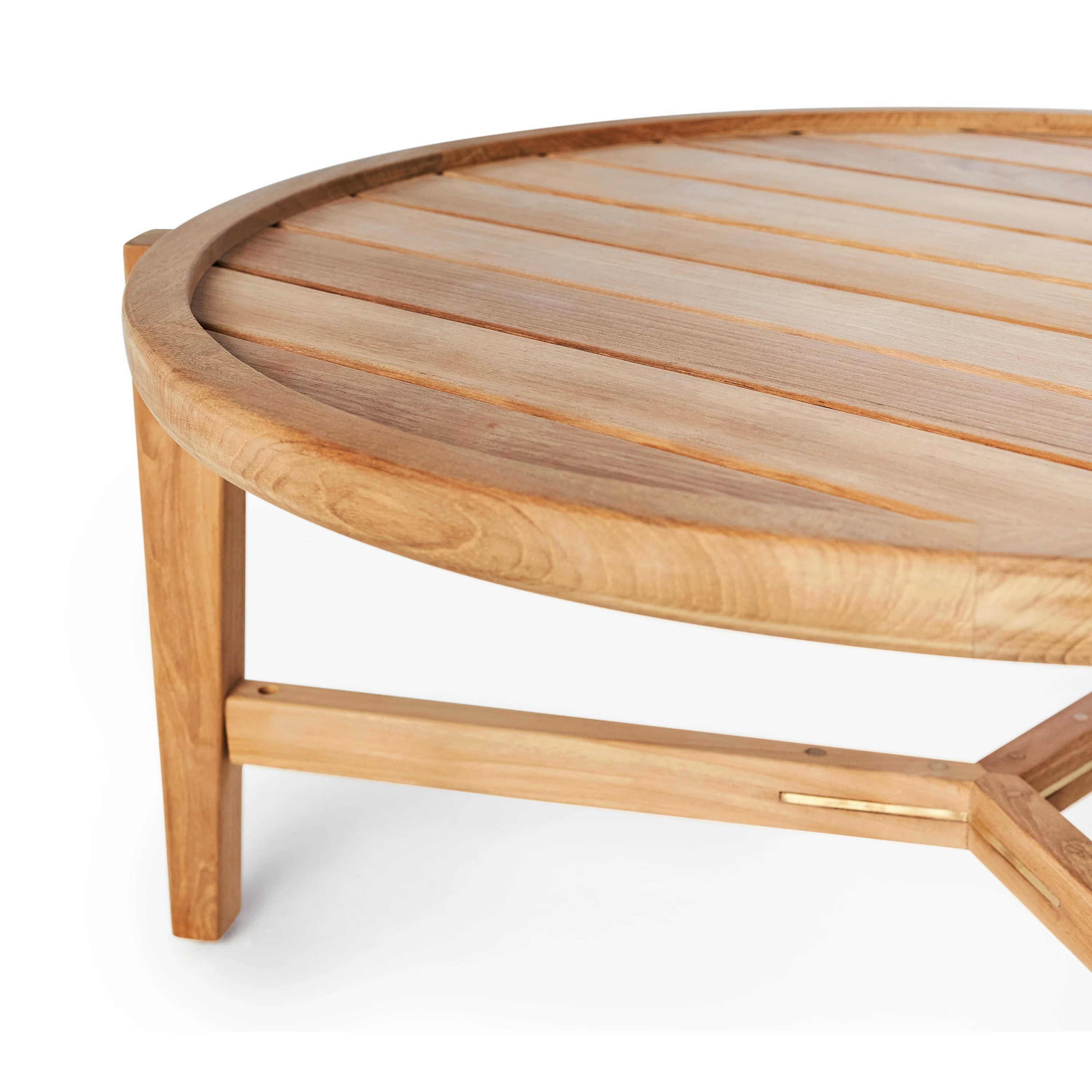 Redondo 32" Coffee Table in Teak - Image 3