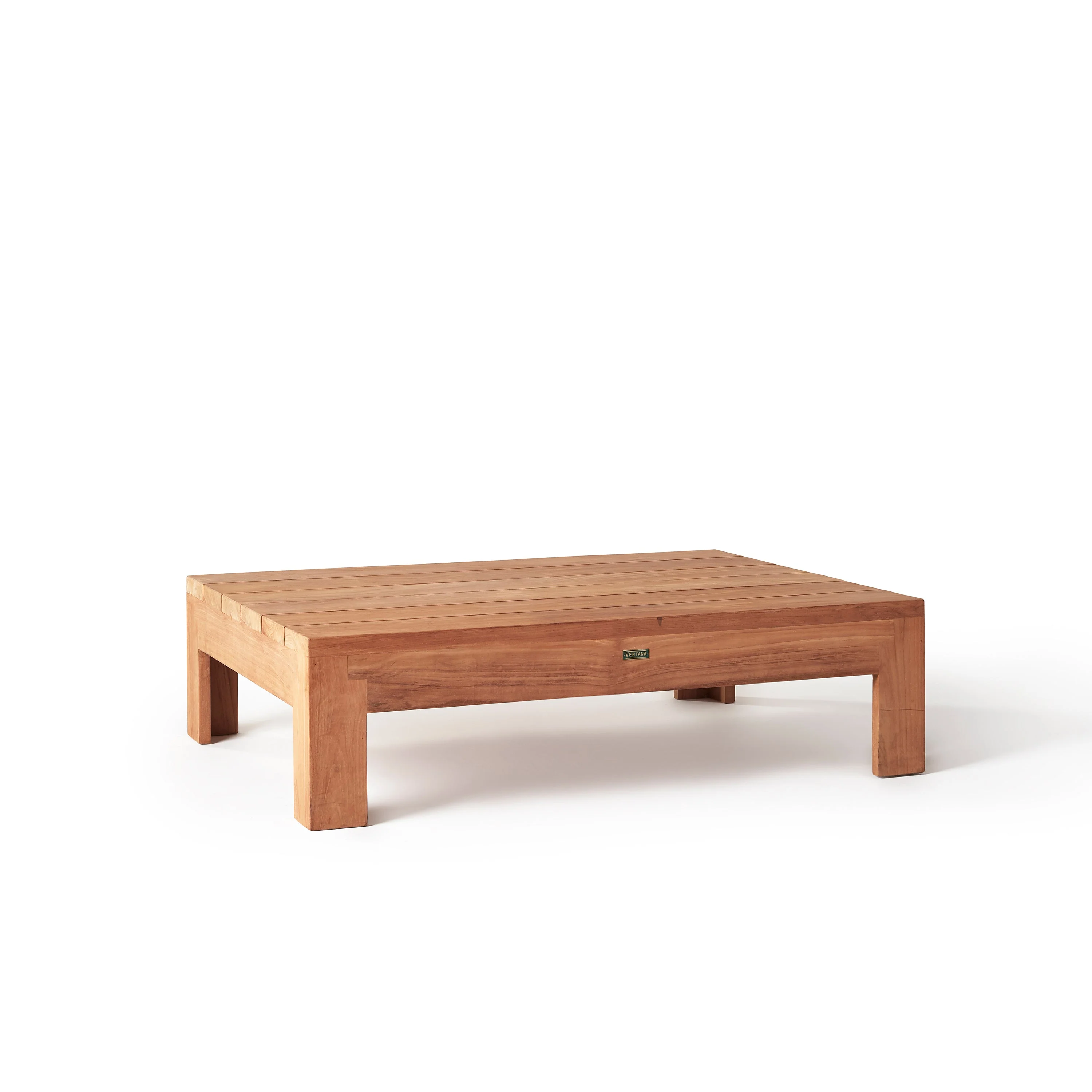 Rivoli 55" Coffee Table in Teak - Image 2