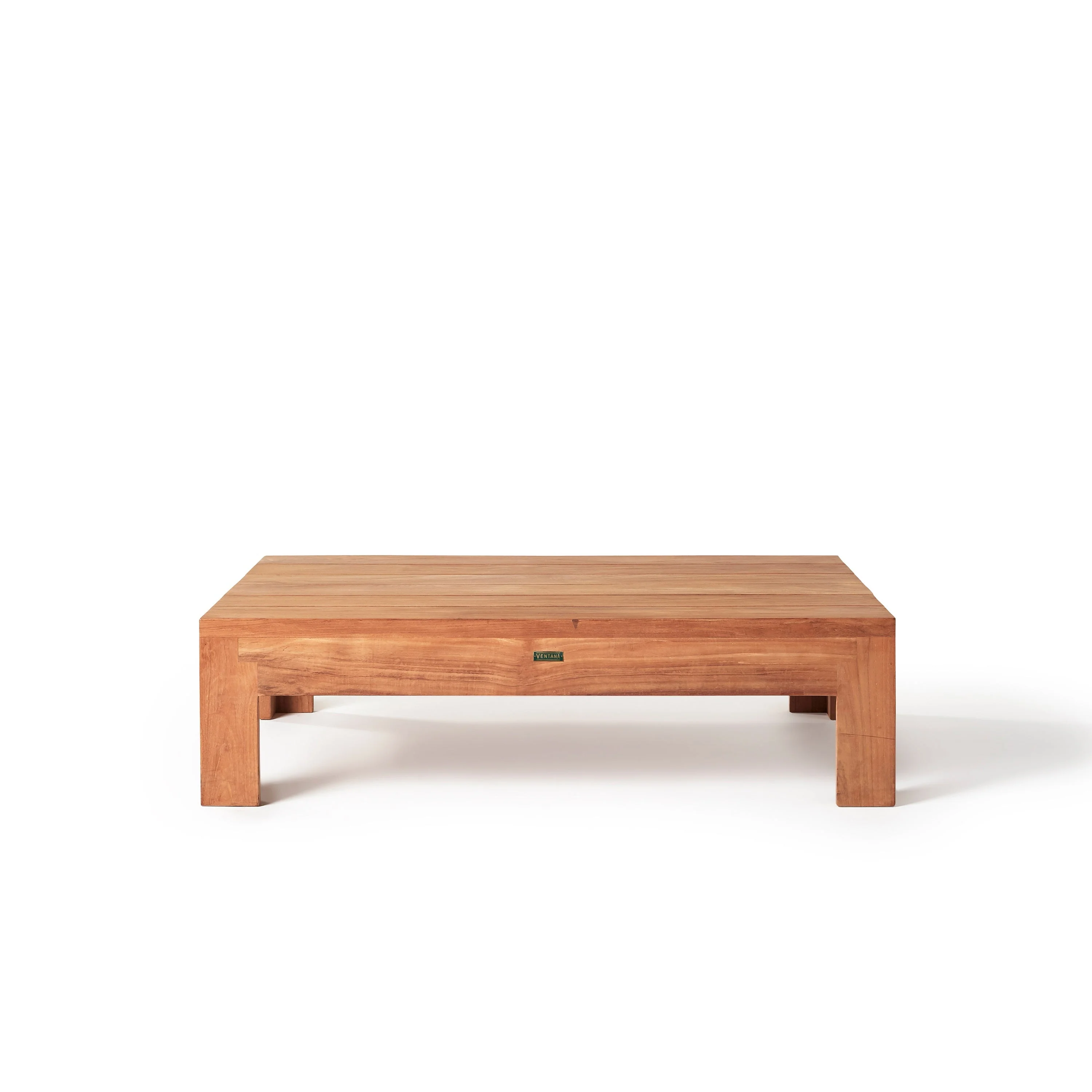 Rivoli 55" Coffee Table in Teak - Image 5