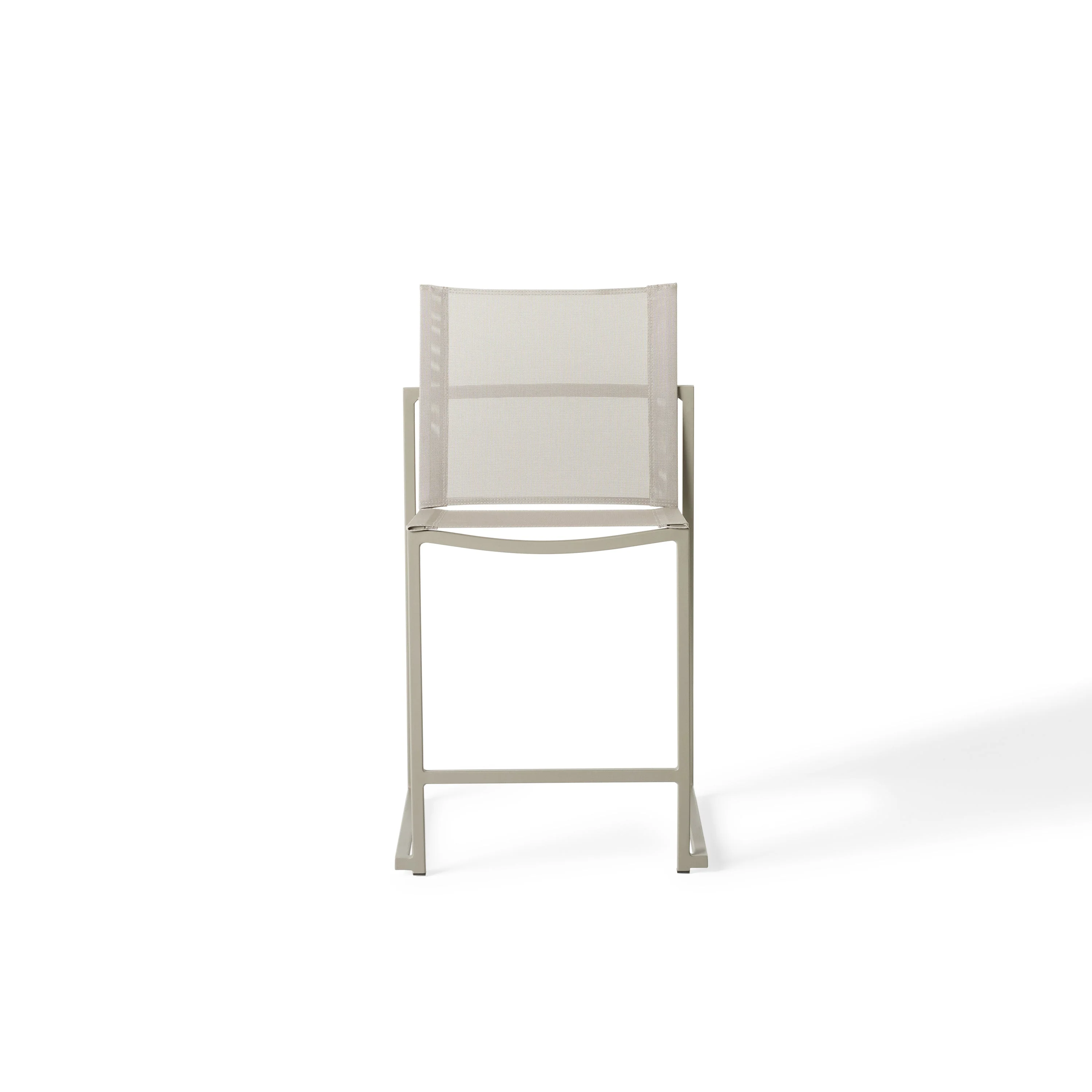 Santa Monica Armless Counter Chair in Quartz Grey - Image 2