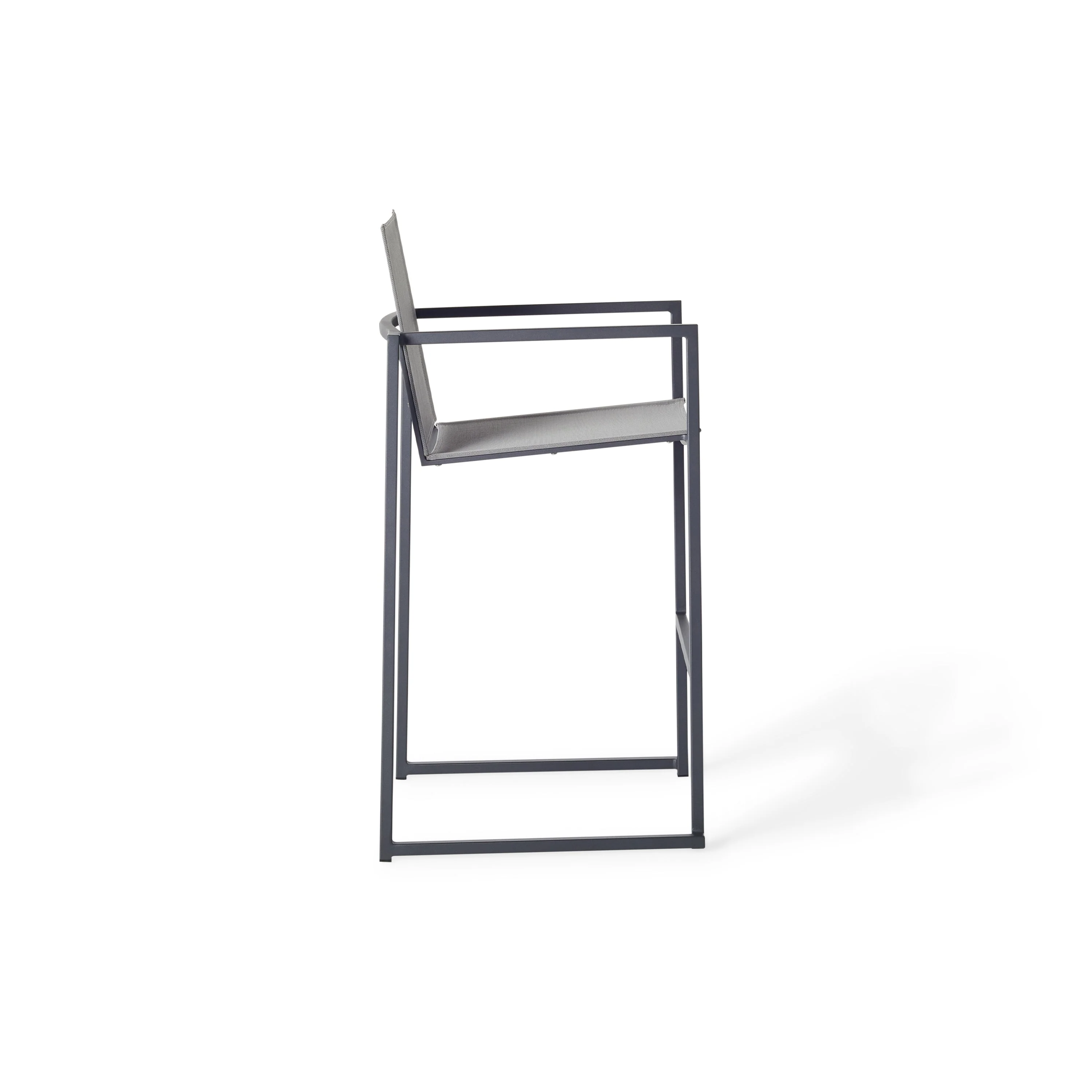 Santa Monica Bar Chair in Charcoal - Image 3