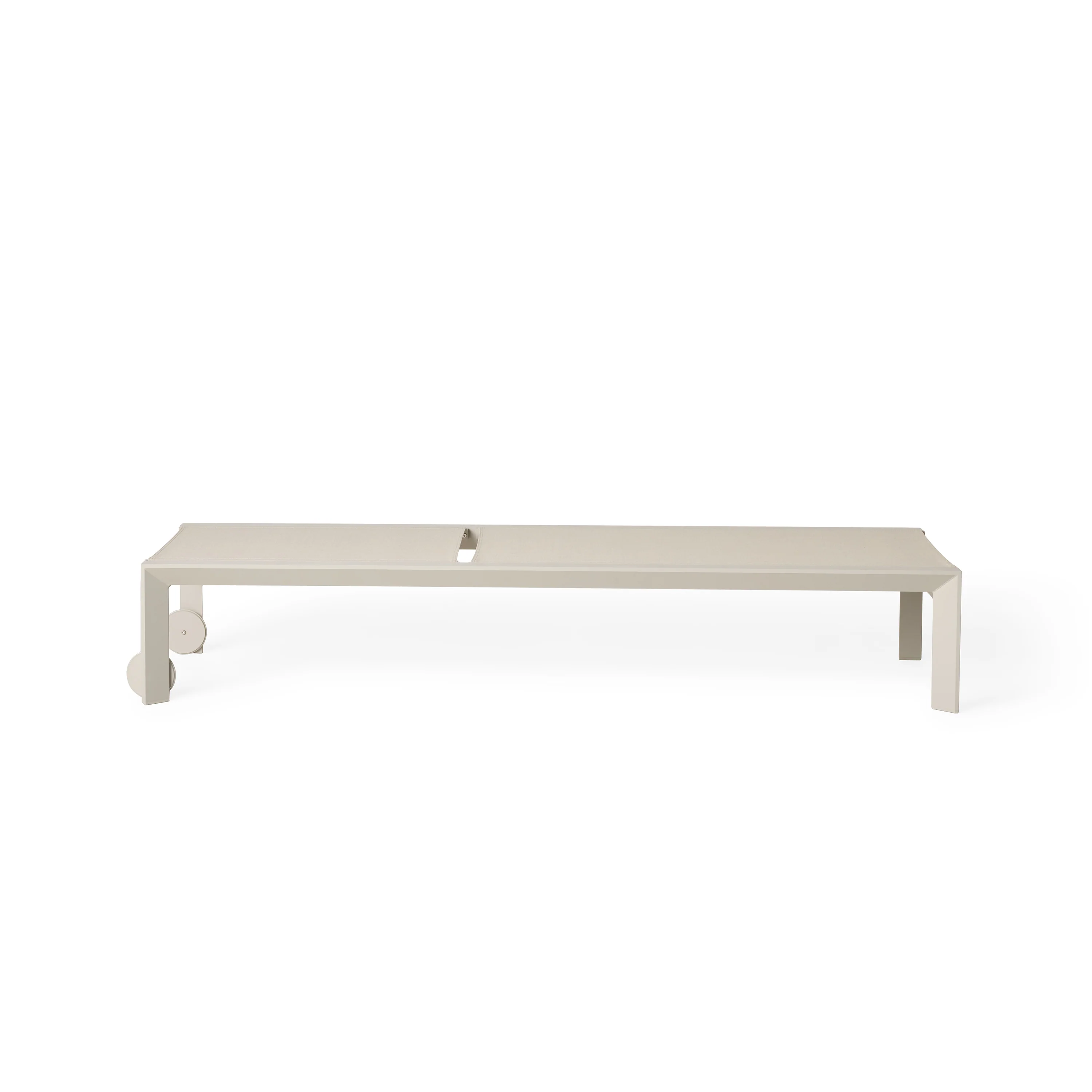 Santa Monica Chaise Lounge in Dune Aluminum - Image 7