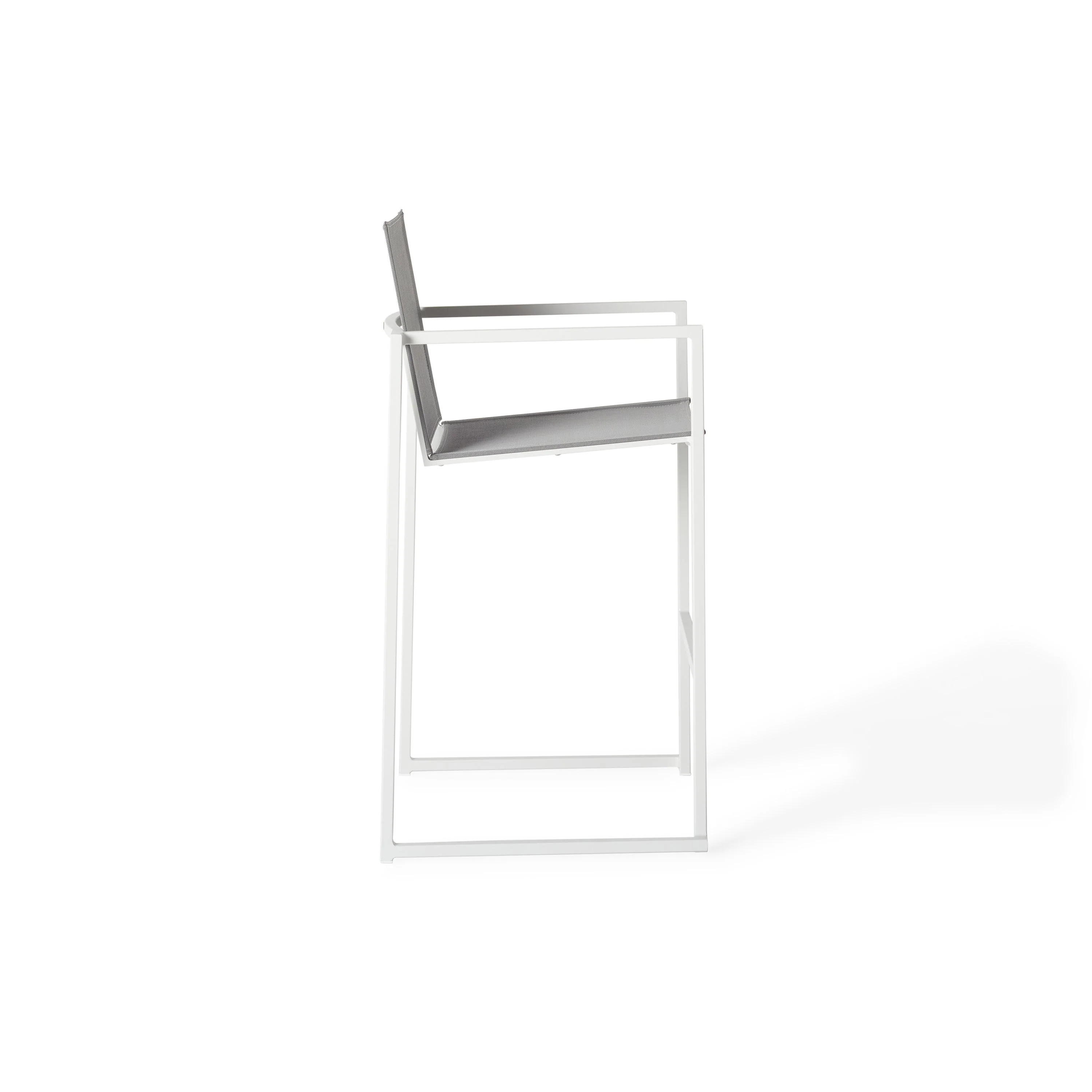Santa Monica Bar Chair in White - Image 3