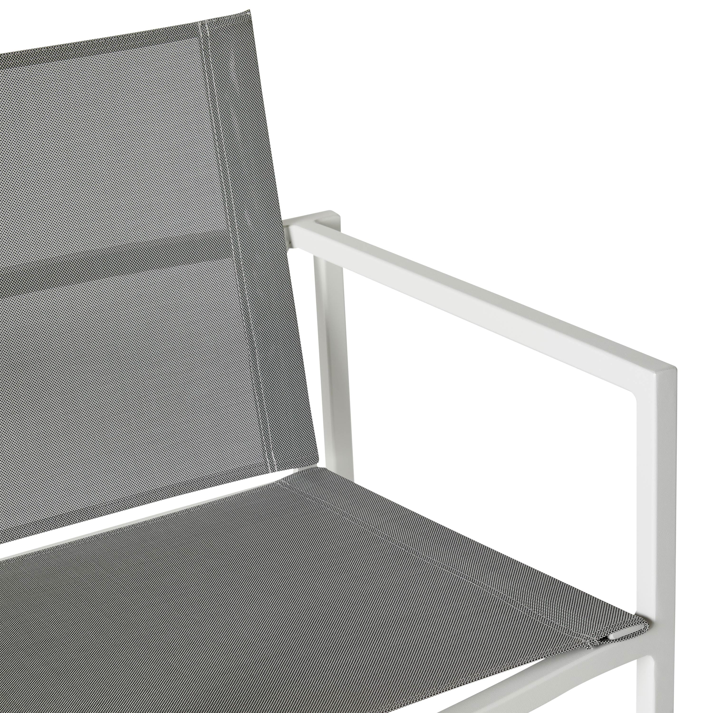Santa Monica Bar Chair in White - Image 5