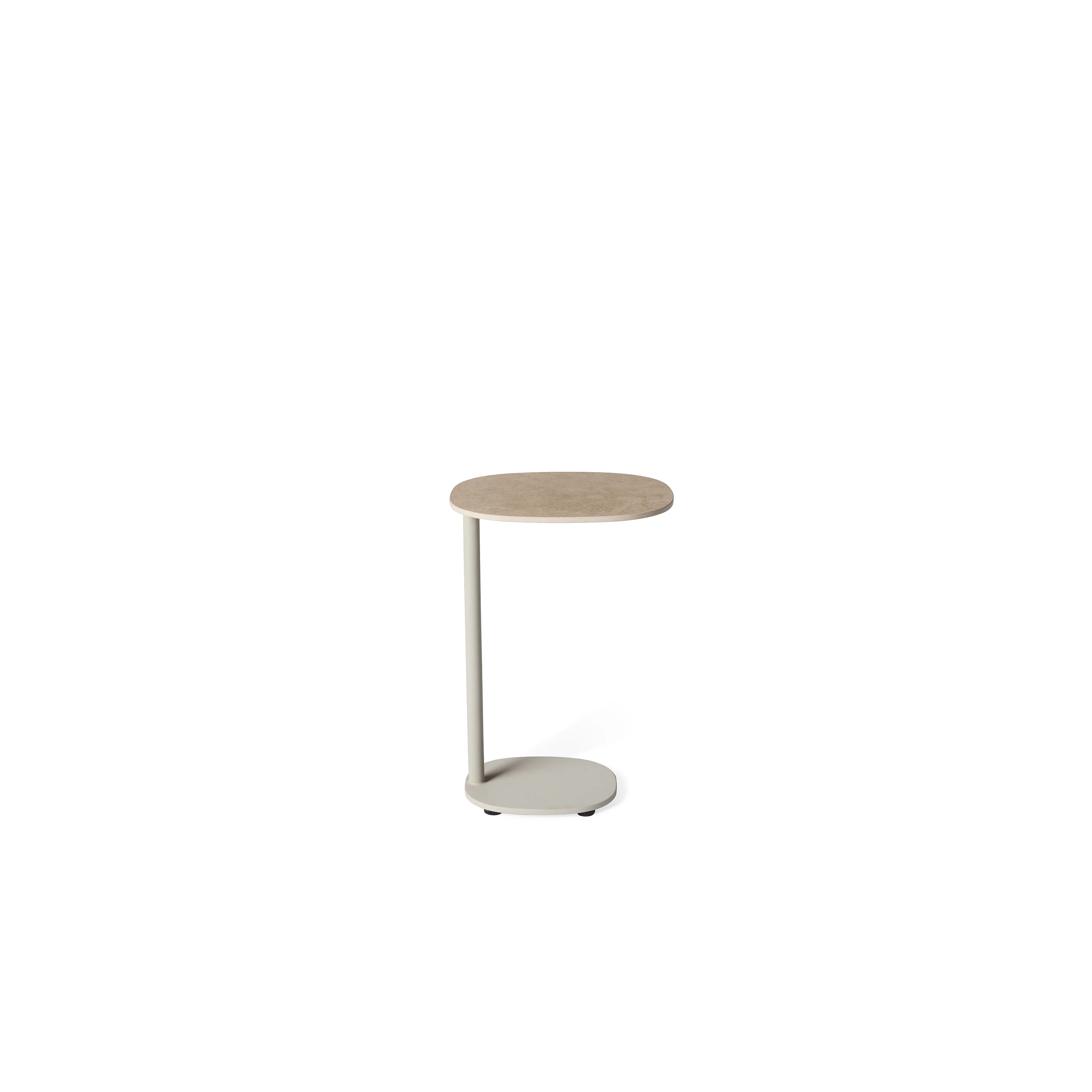 Saratoga Side Table in Dune Aluminum - Image 3