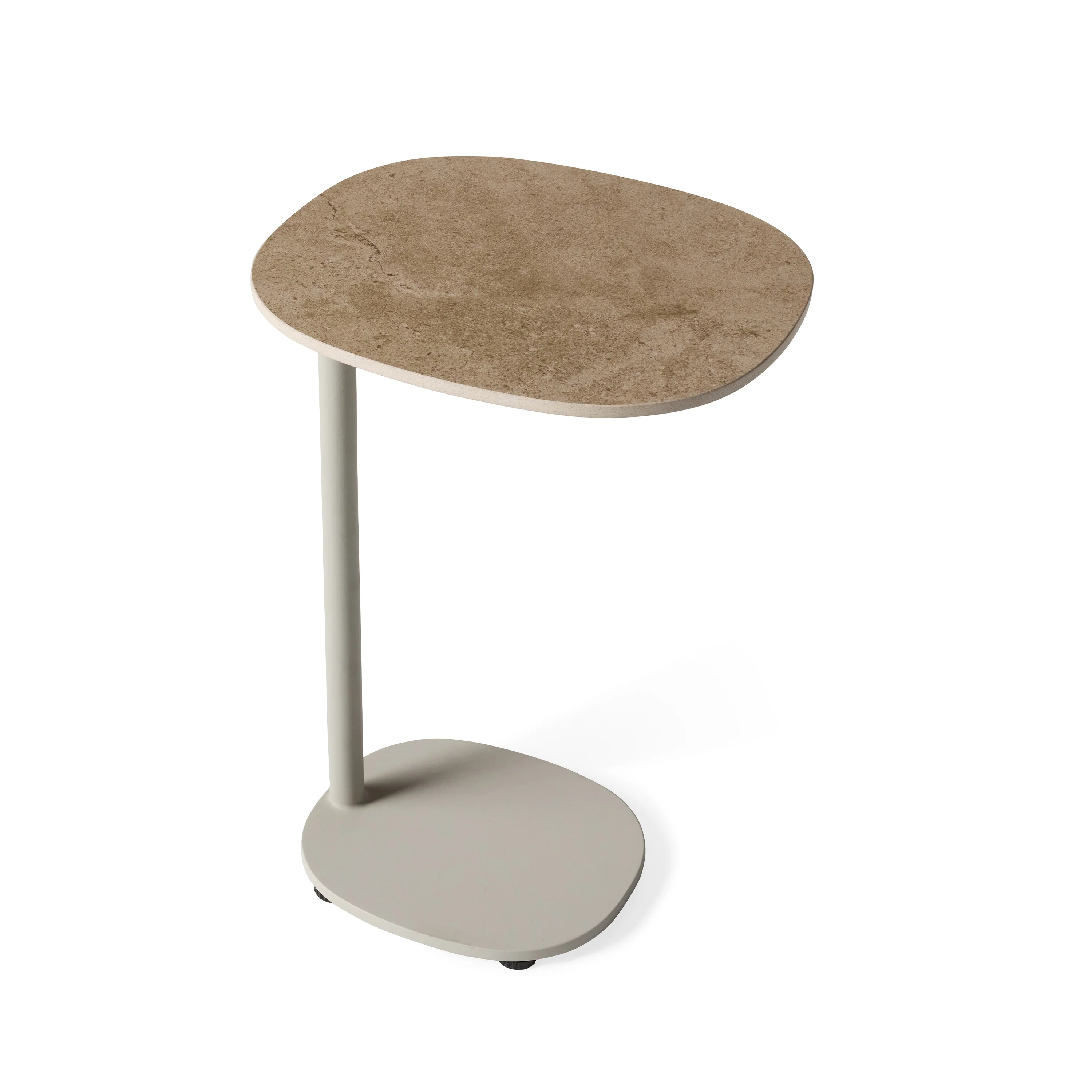Saratoga Side Table in Dune Aluminum - Image 4