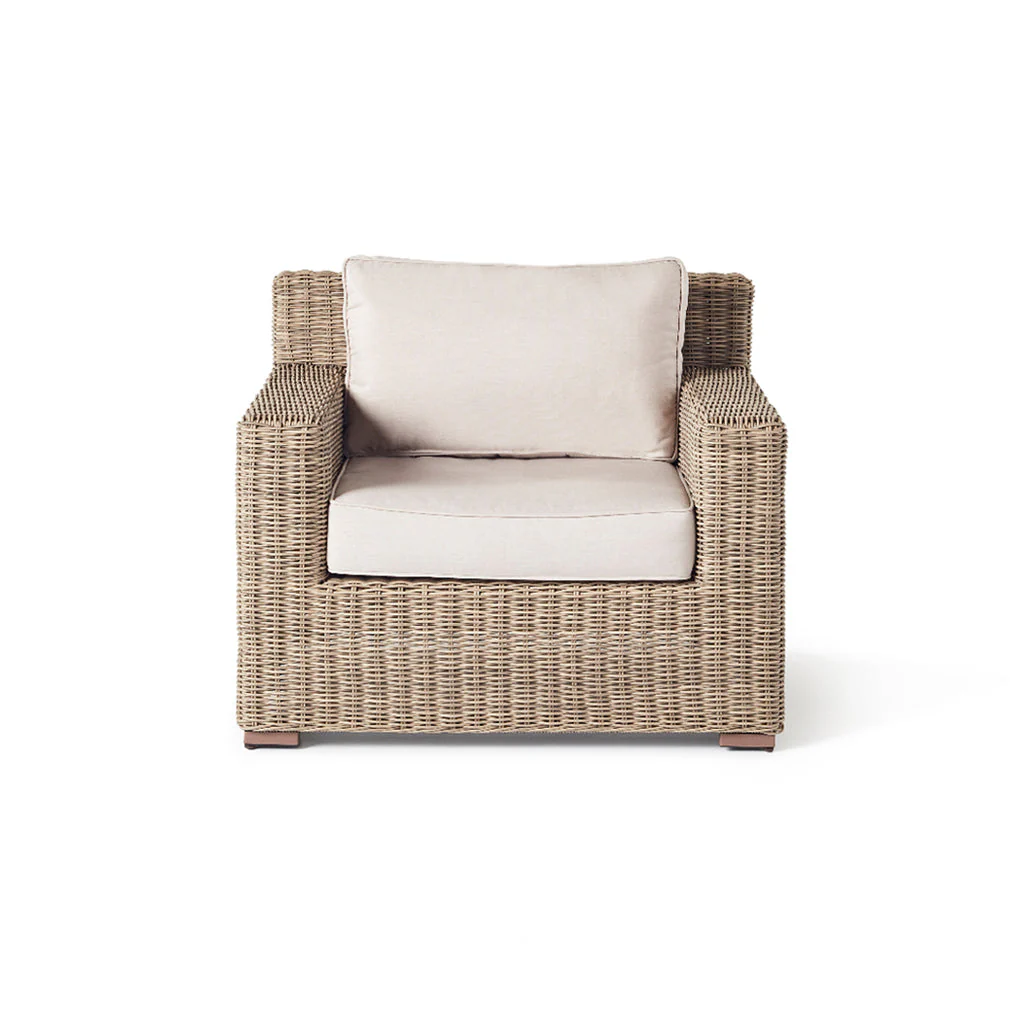 Sausalito Lounge Chair in Natural Wicker - Image 3